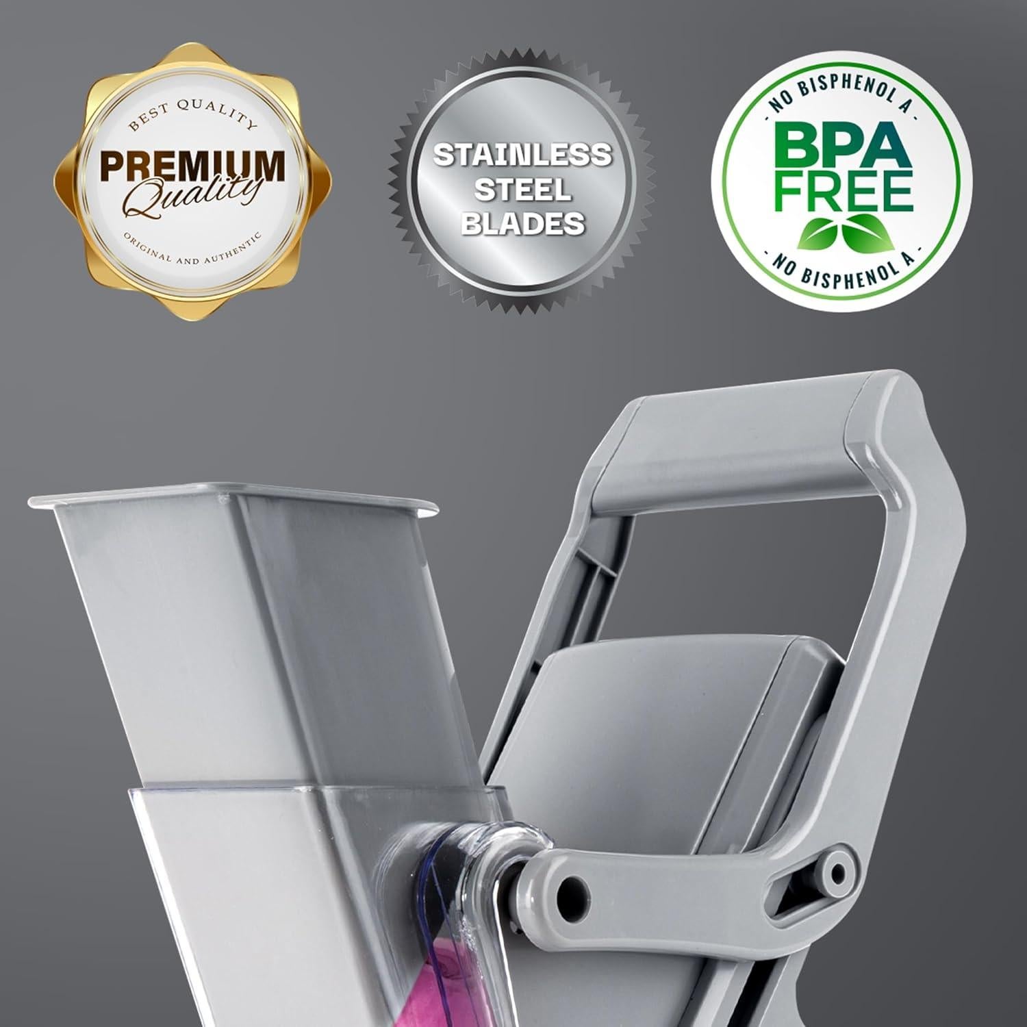 Cortador de Mandolina EMSON 6099 Seguro y Multifuncional