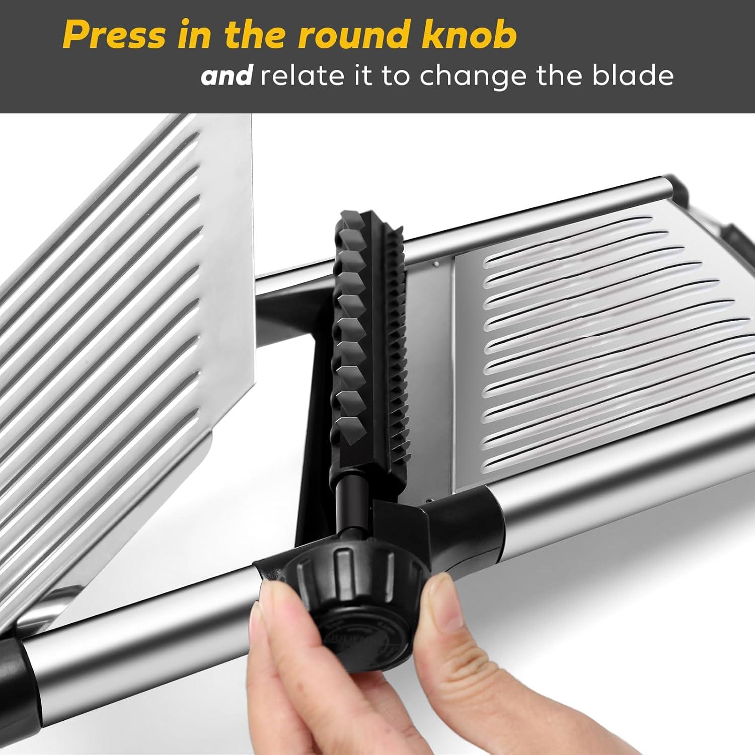 Cortador de Mandolina Ajustable XGDVBVM de Acero Inoxidable