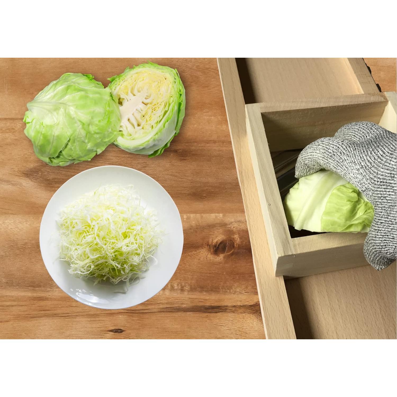 Rallador de Repollo CabbageShredder.com - Madera, Manual, 57.15 cm