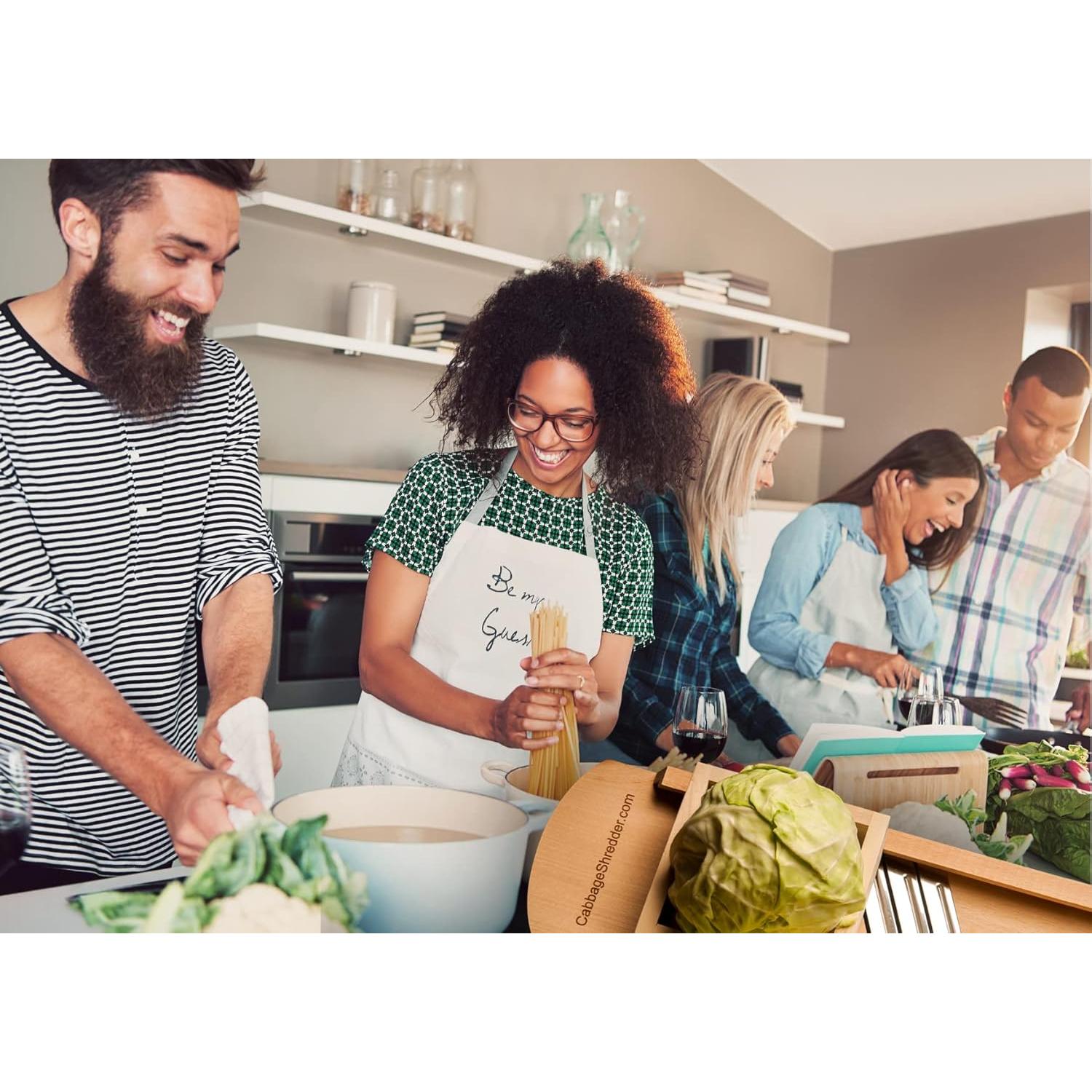 Rallador de Repollo CabbageShredder.com - Madera, Manual, 57.15 cm