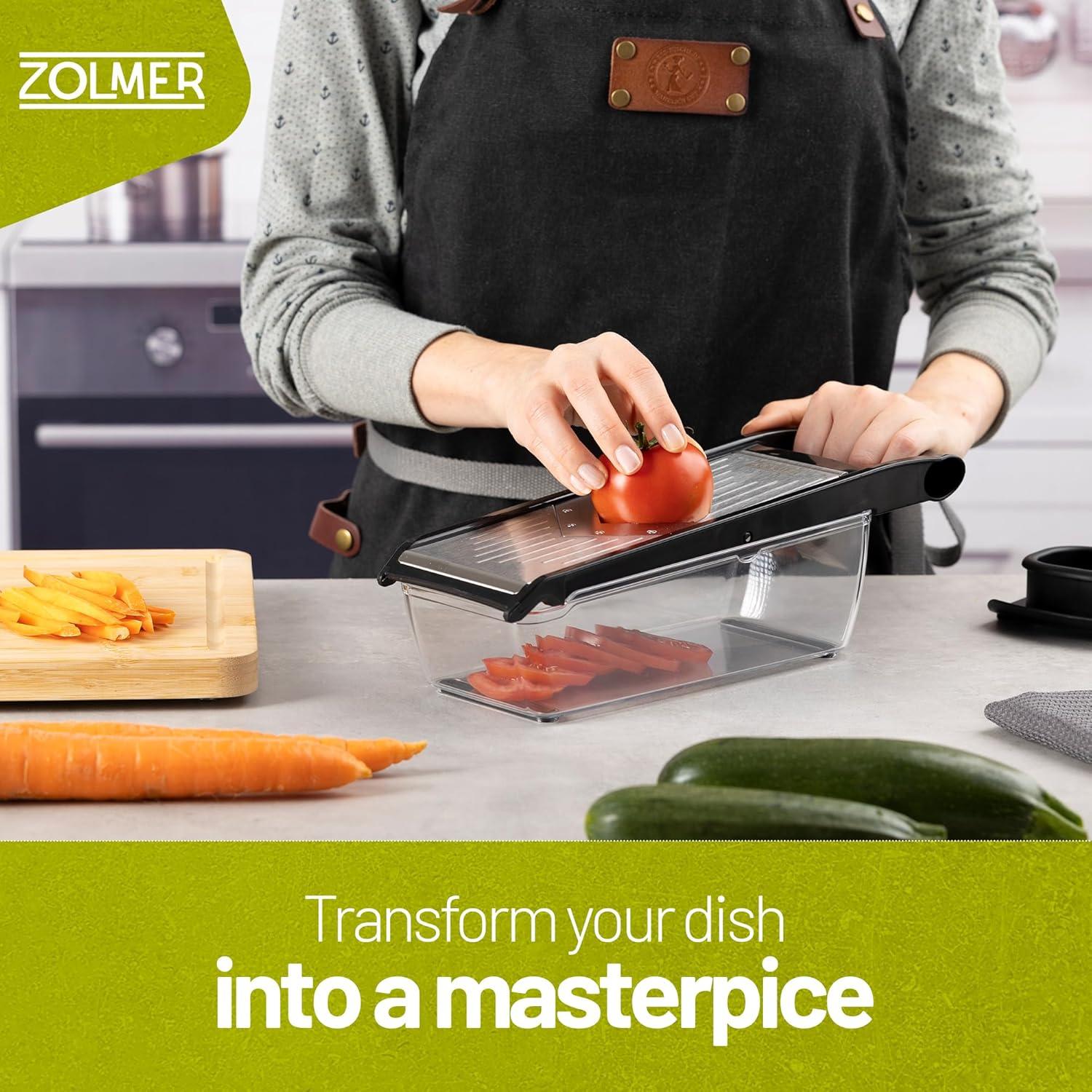 Cortador de Mandolina ZOLMER Profesional con Cuchillas Ajustables