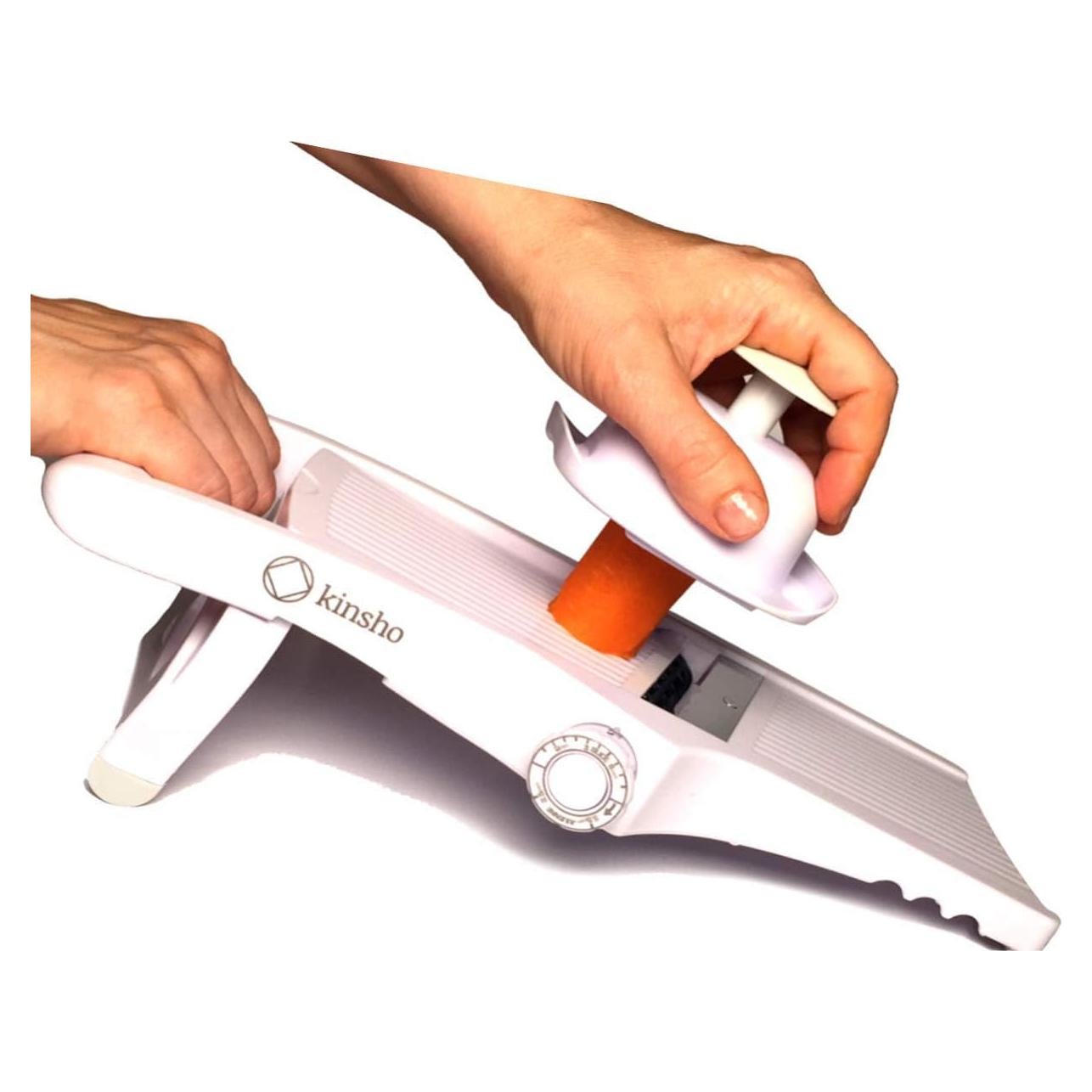 Cortador de Mandolina Ajustable Kinsho 9-en-1 Acero Inoxidable