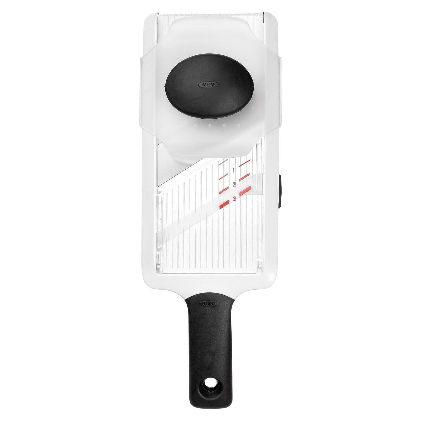 Mandolina de Mano OXO Blanca Ajustable Acero Inoxidable