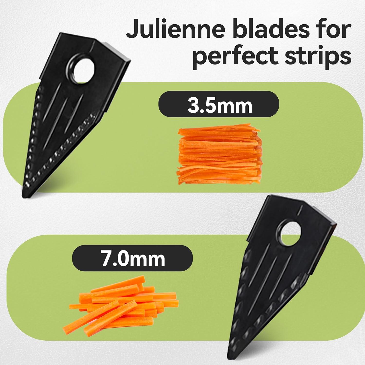 Cortadora de Mandolina NIOSAVM Acero Inoxidable 5 Cuchillas