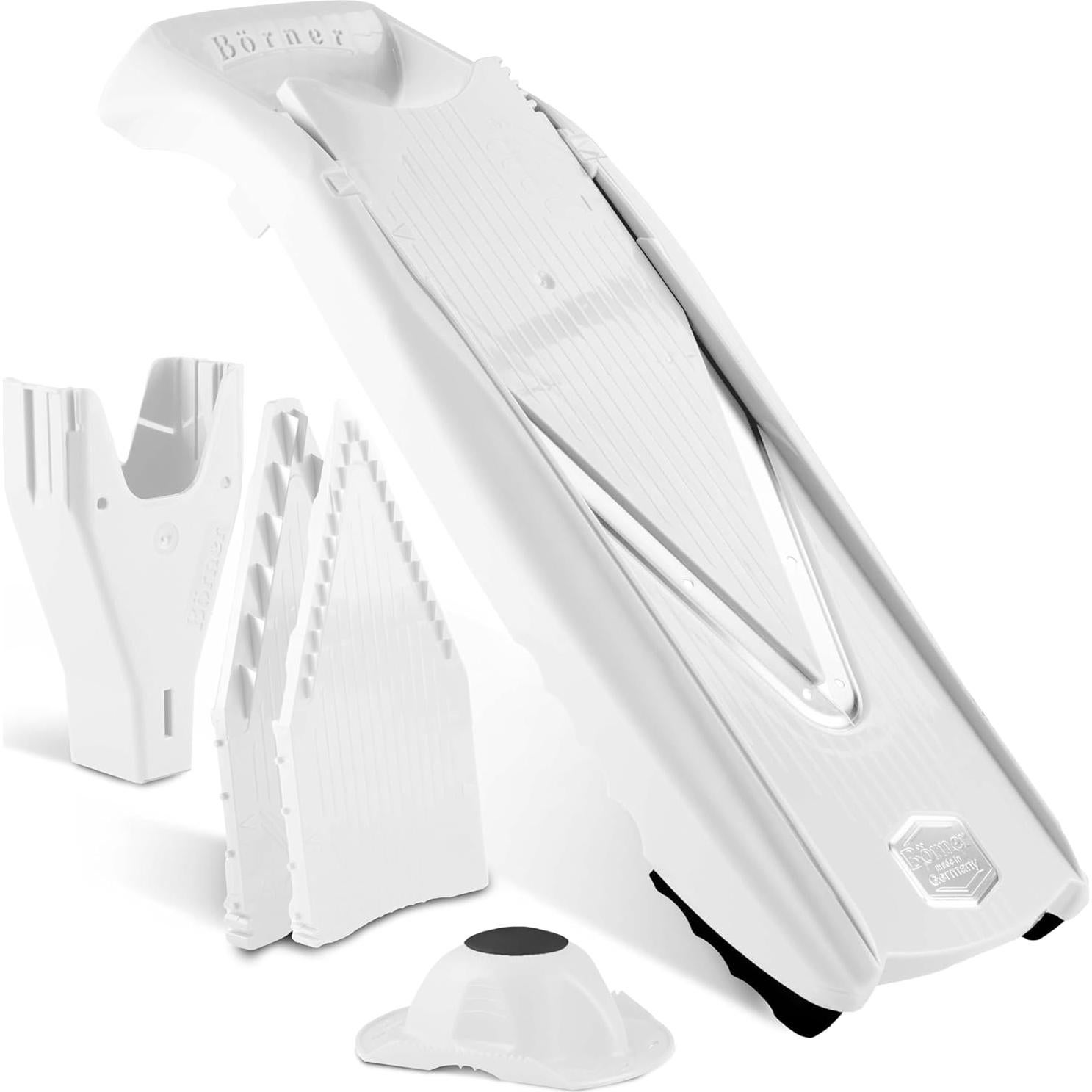 Cortador Mandolina V5 Börner - Cortador de Verduras Ajustable Blanco