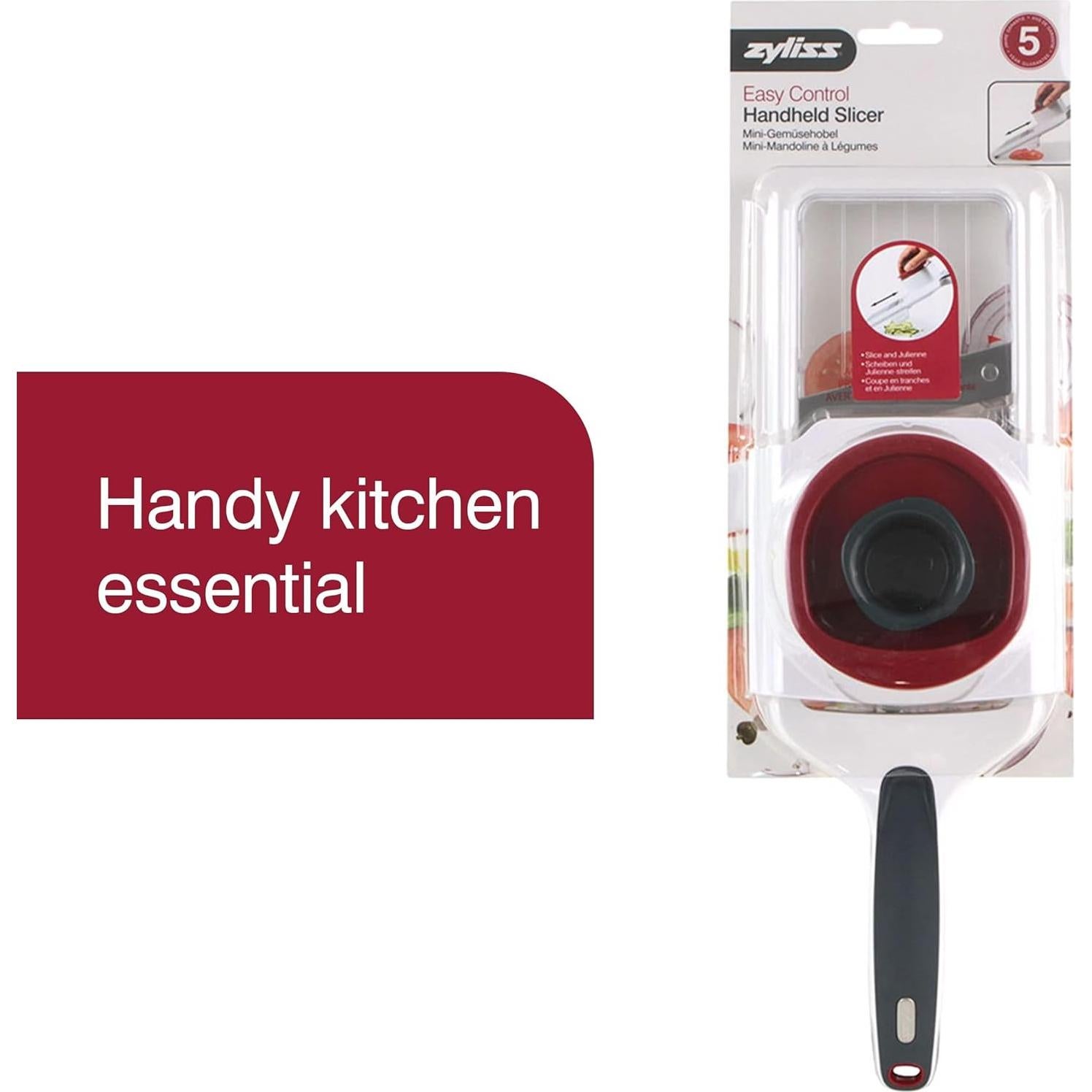 Cortador de Mano Zyliss E900044U - Picador de Verduras 2 en 1