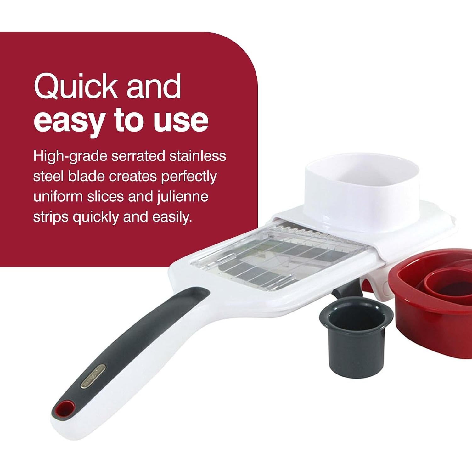 Cortador de Mano Zyliss E900044U - Picador de Verduras 2 en 1