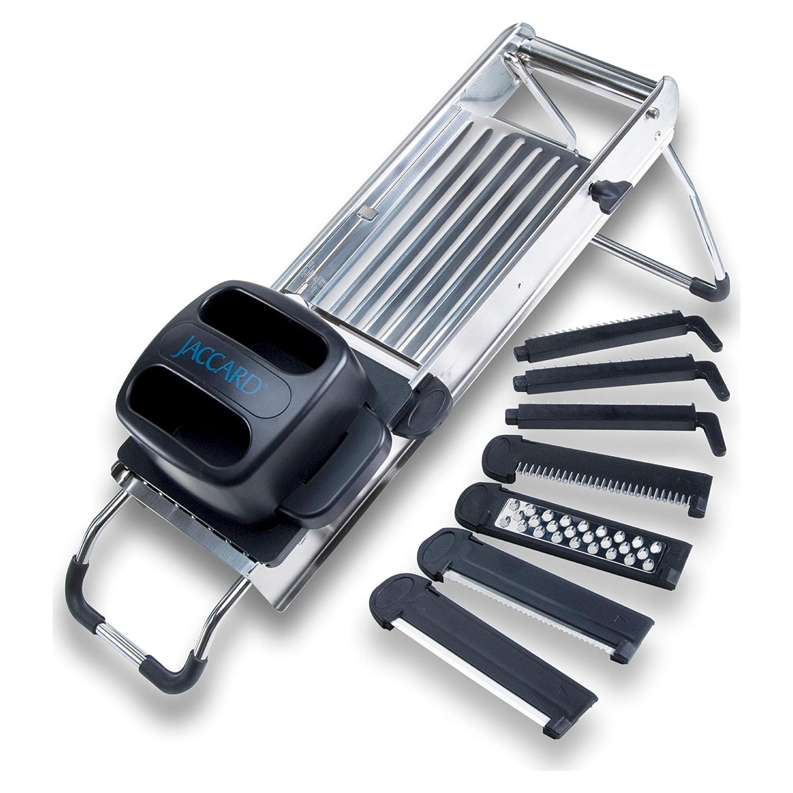 Mandolina Jaccard SafeHands Acero Inoxidable 7 Cuchillas