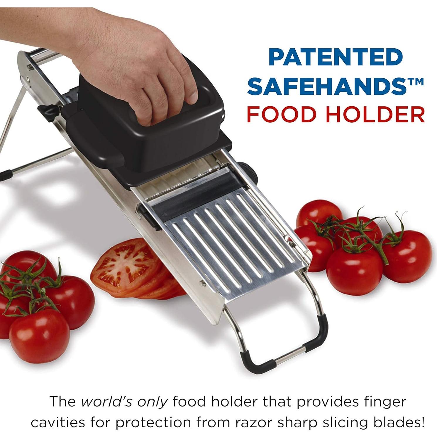 Mandolina Jaccard SafeHands Acero Inoxidable 7 Cuchillas