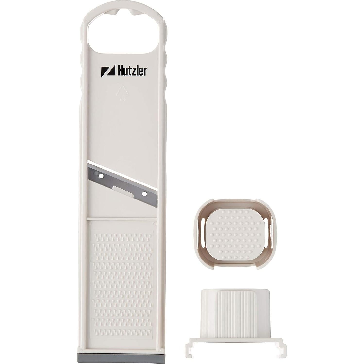 Cortador Rallador de Ajo Hutzler Blanco 23.37 cm Acero Inoxidable