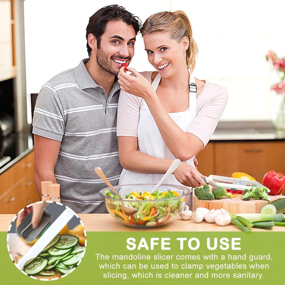 Cortador de Mandolina JIANWEI Gris con Cuchilla Inoxidable Ajustable