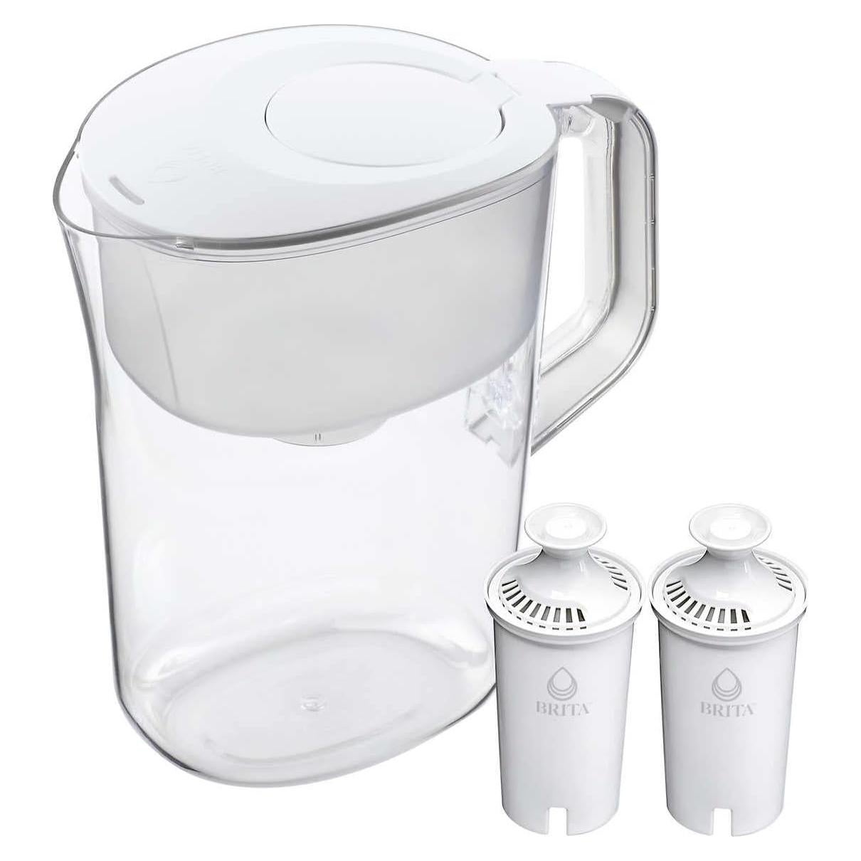 Jarra de Filtro de Agua Brita 10 Tazas con 2 Filtros Estándar