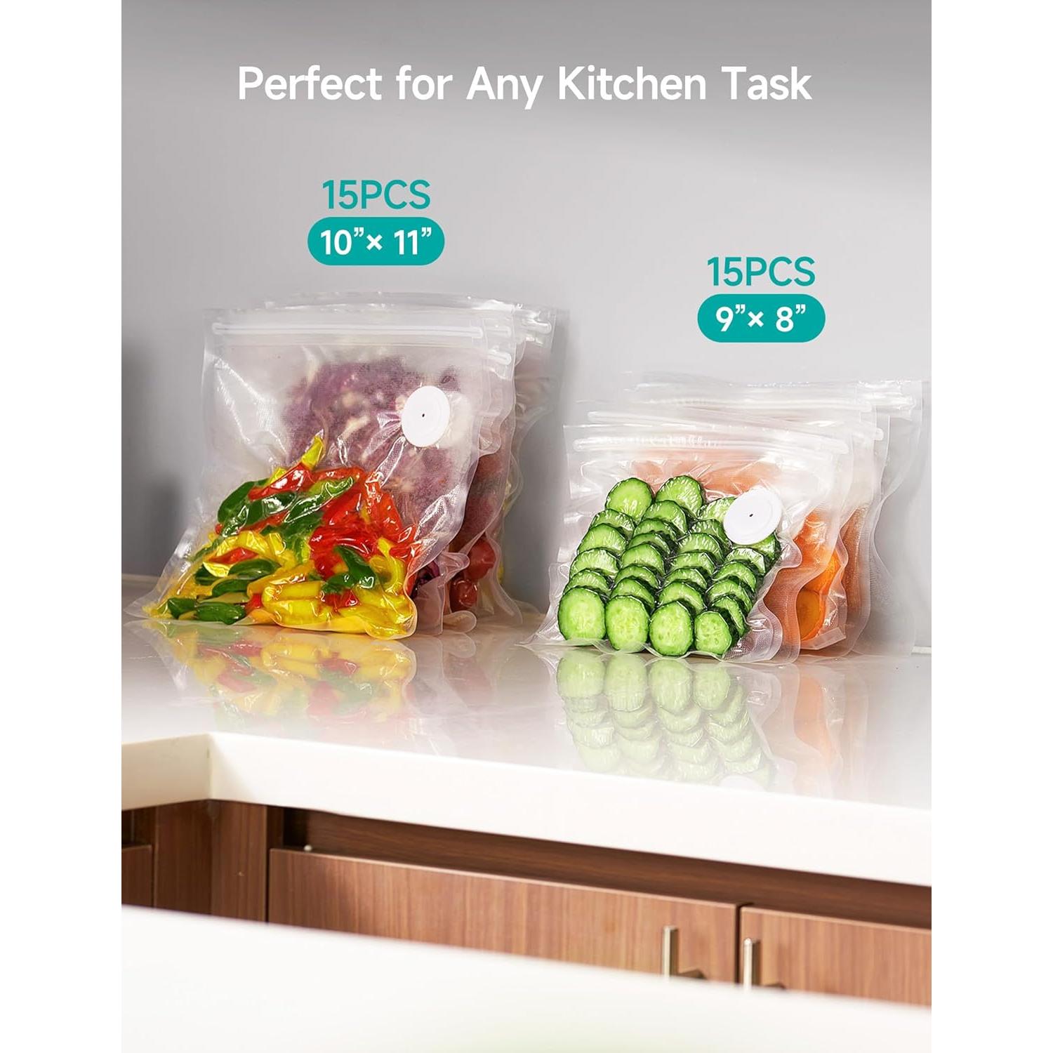 Sellador al Vacío HiCOZY Sync para Alimentos, Compacto y Potente