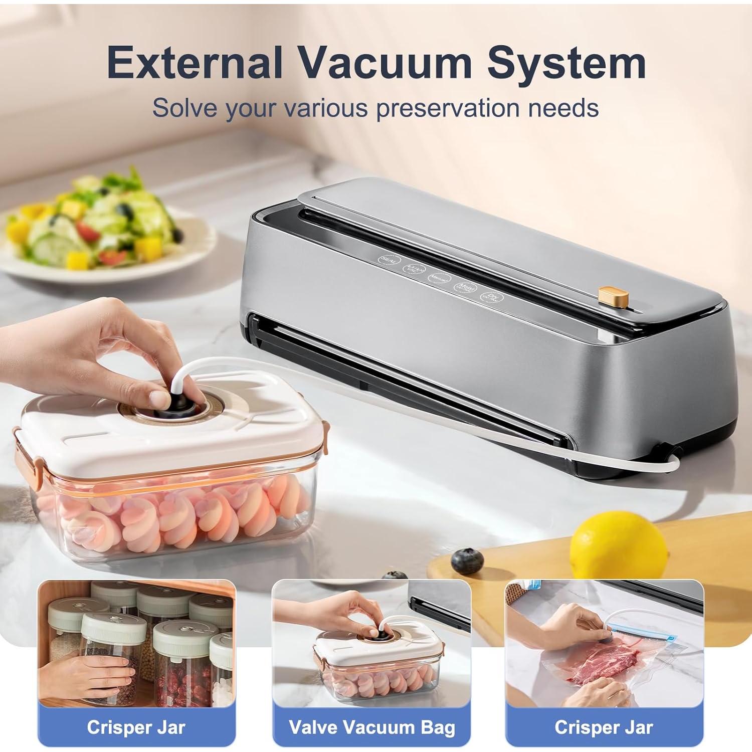 Máquina de Sellado al Vacío Ceamorfco AP-20 145W 85Kpa Automática