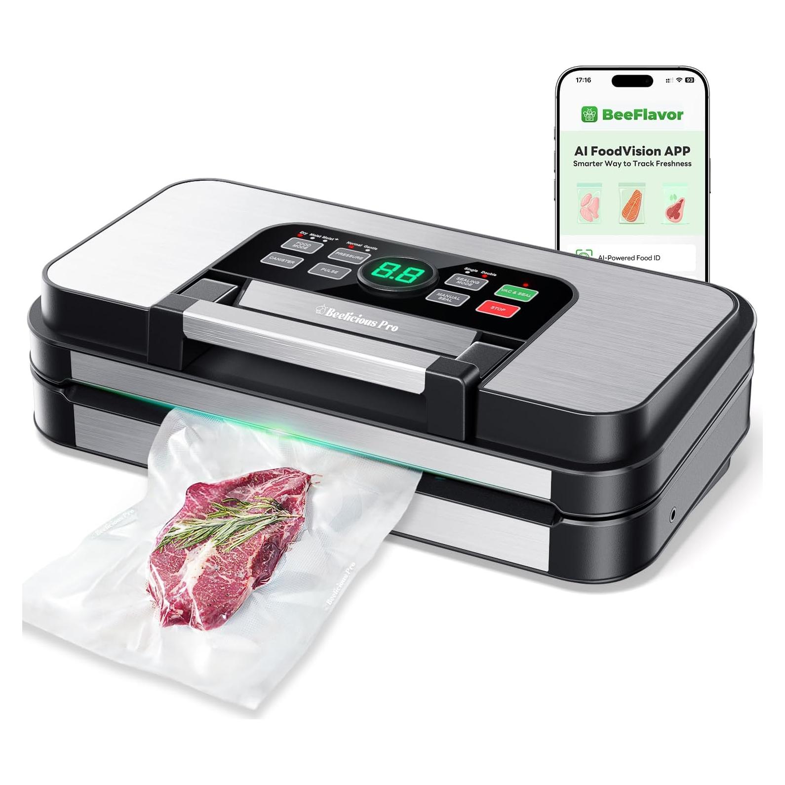 Sellador al Vacío Beelicious Pro 10 en 1 Verde 125W