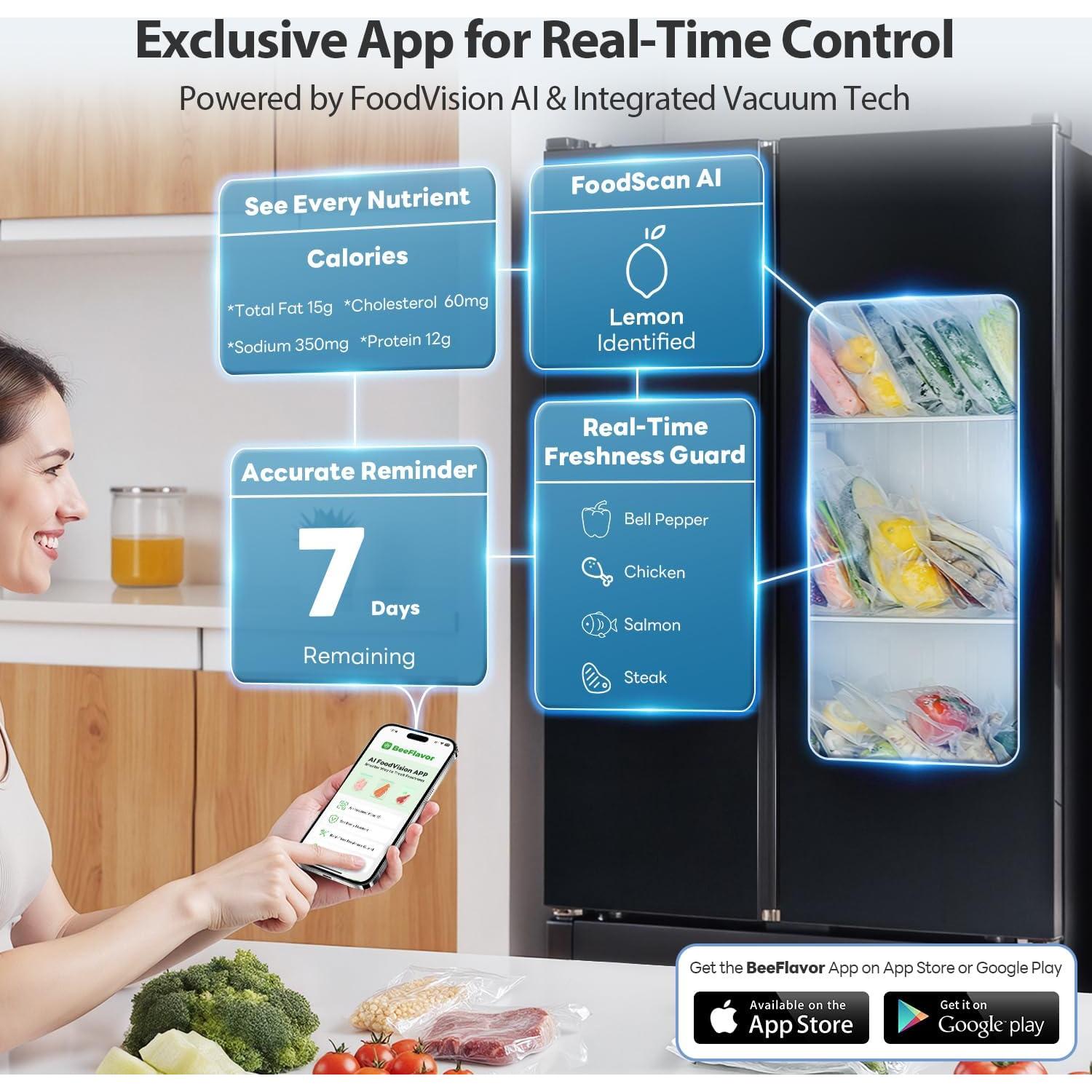 Sellador al Vacío Beelicious Pro 10 en 1 Verde 125W