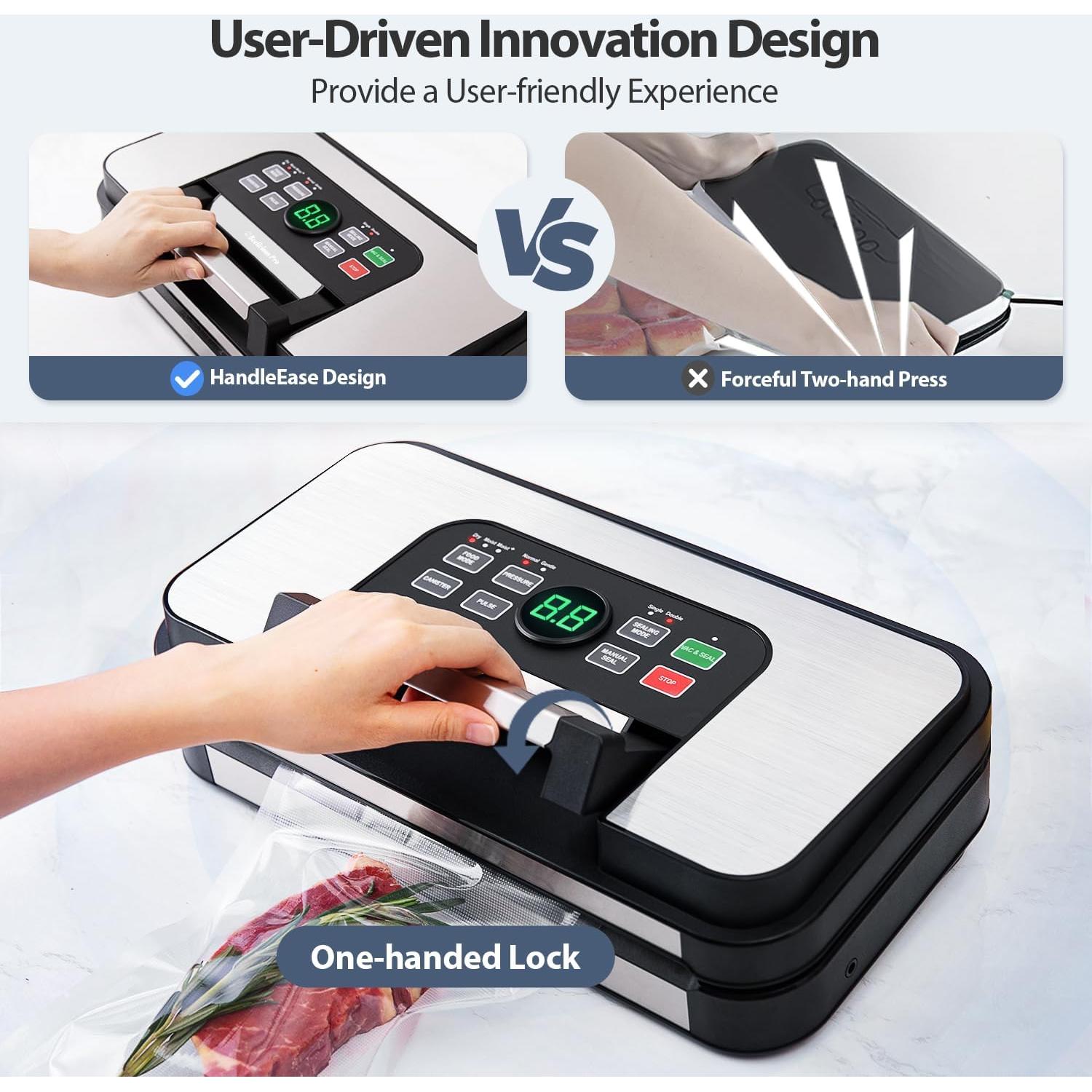 Sellador al Vacío Beelicious Pro 10 en 1 Verde 125W