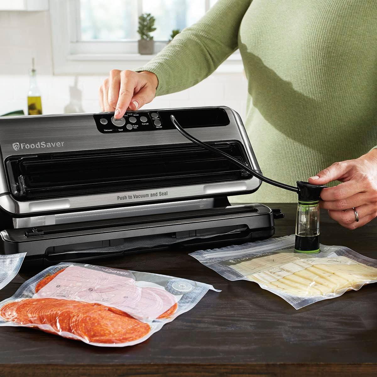 Máquina de Sellado al Vacío FoodSaver FM5460 2 en 1 Automática