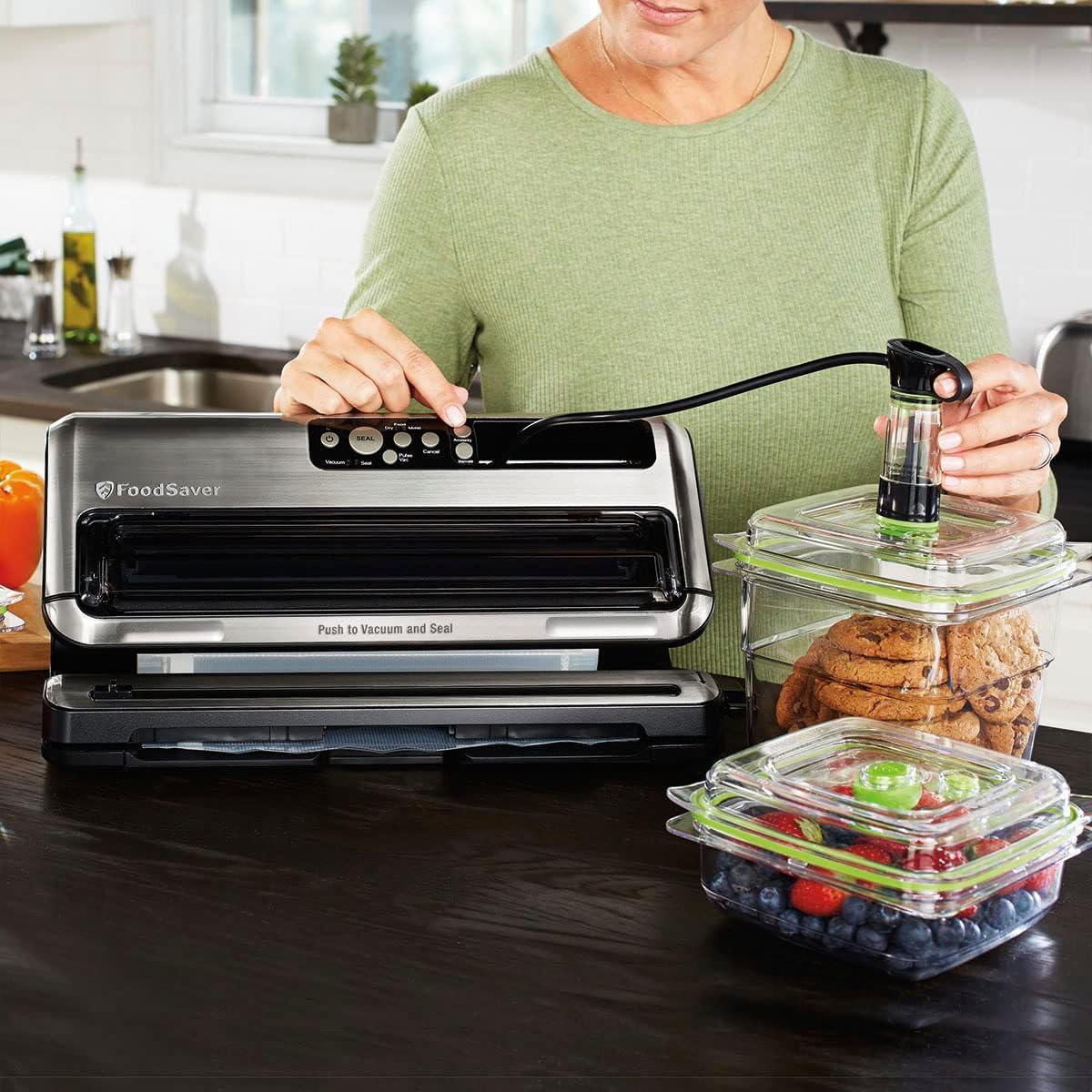 Máquina de Sellado al Vacío FoodSaver FM5460 2 en 1 Automática