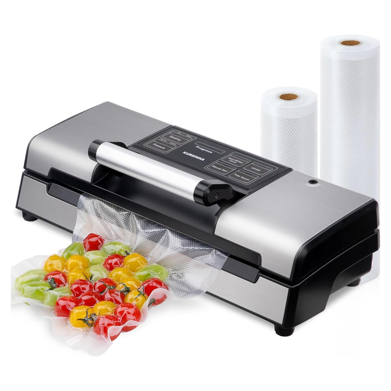 Máquina Selladora al Vacío Kursinna VS5738 8 en 1 Automática