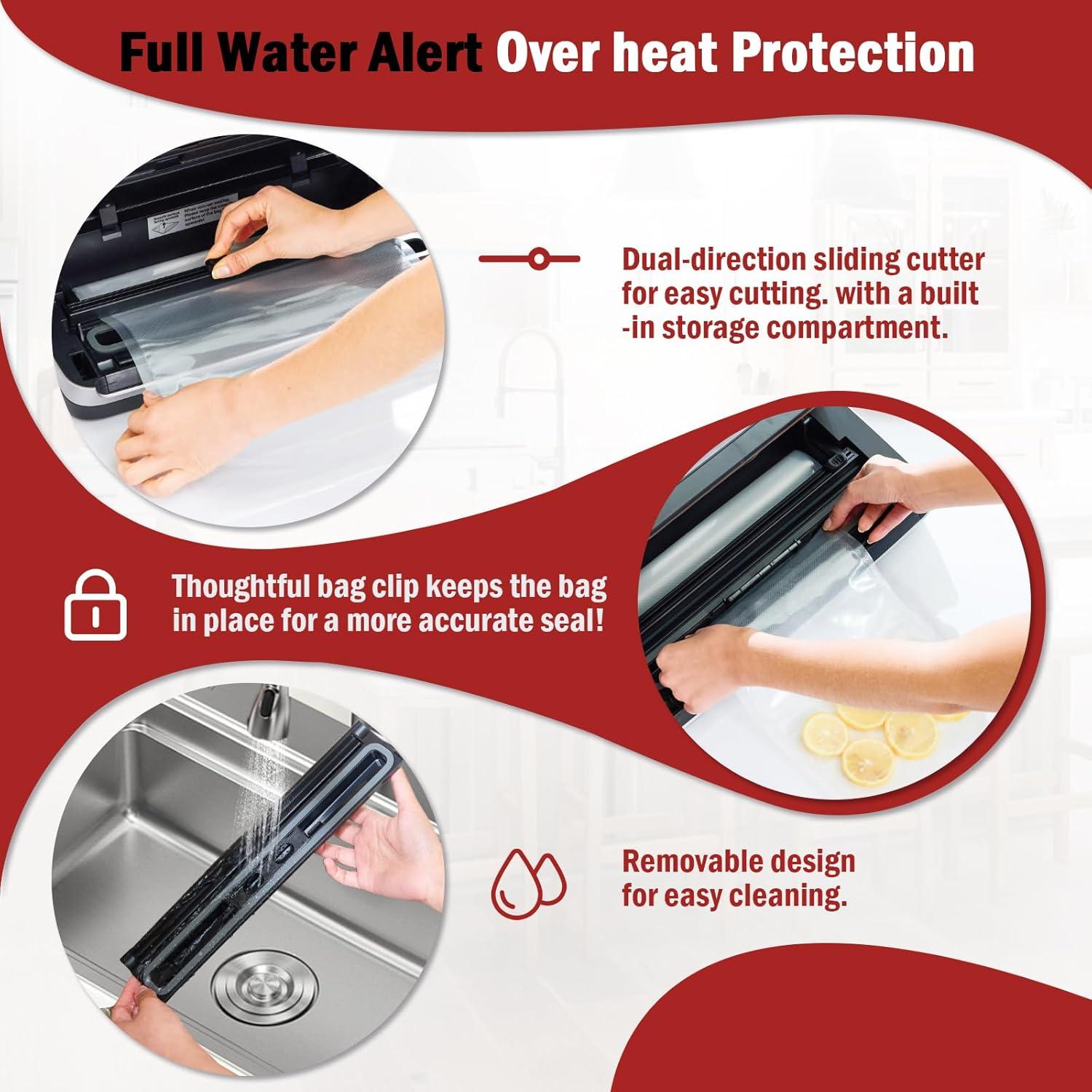 Máquina de Sellado al Vacío LKKNC SV636 130W Automática