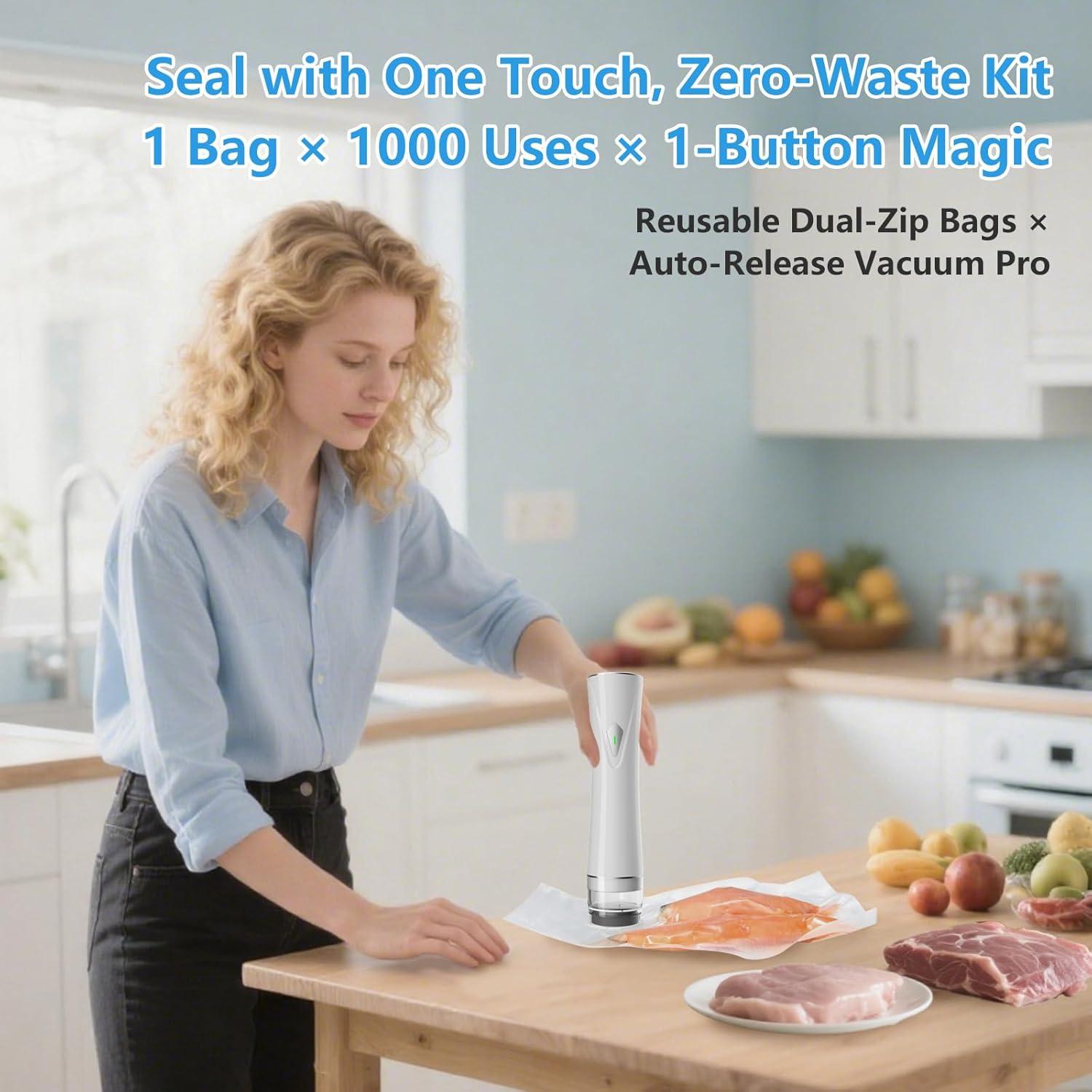 Sellador de Vacío Portátil NTOUSIUY S60 PRO 39 Piezas