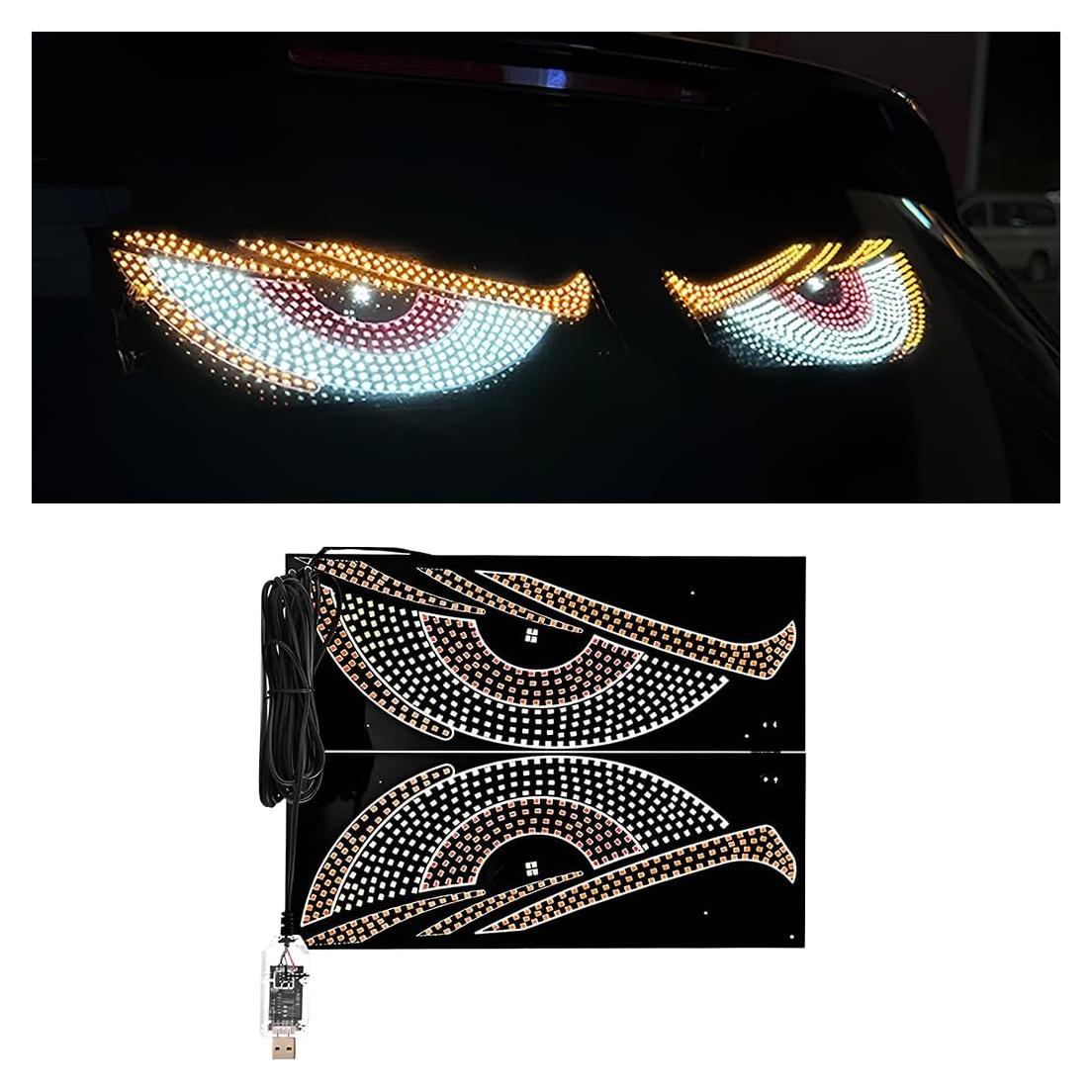 Luz Ojos de Diablo para Auto FALVFUN 30cm LED Ajuste Universal