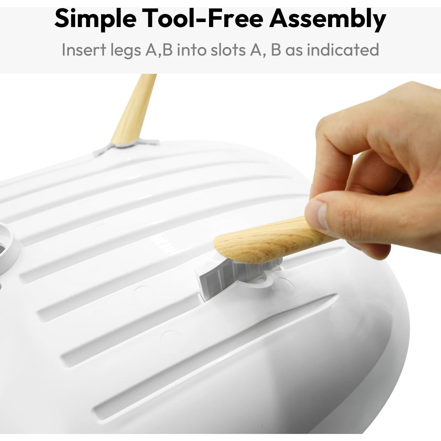 Escurridor de Platos Carrotez con Drenaje Automático Blanco