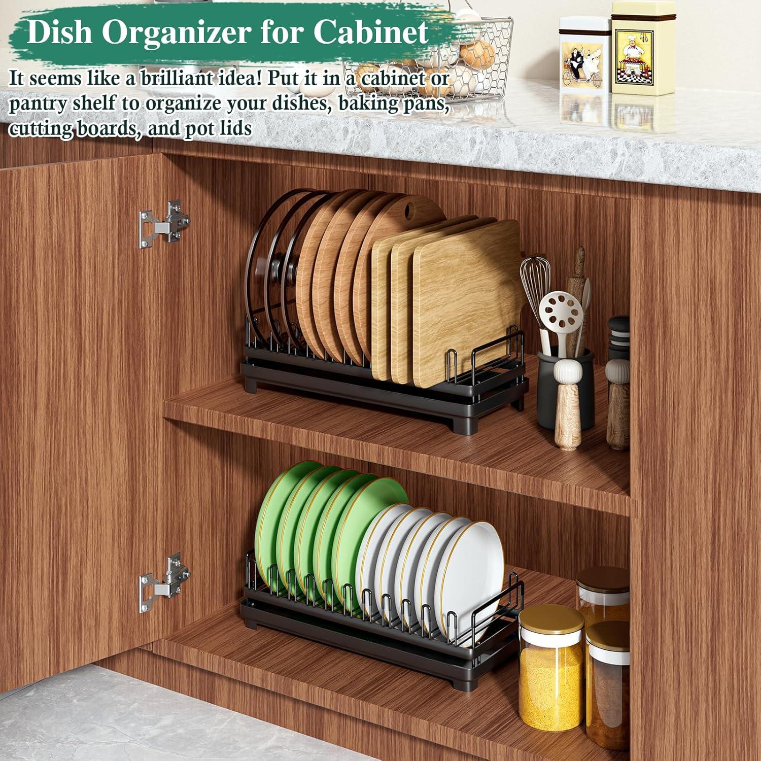 Escurridor de Platos Pequeño OKZEST con Drenaje Automático