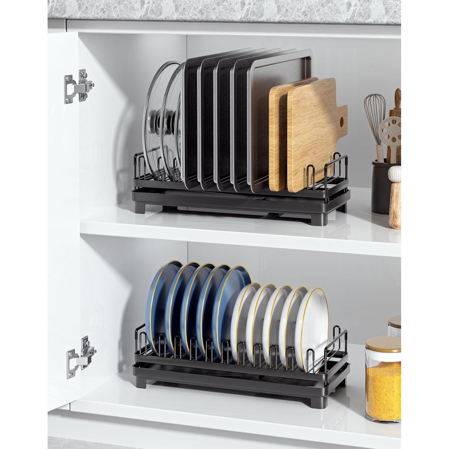 Escurridor de Platos Pequeño OKZEST con Drenaje Automático