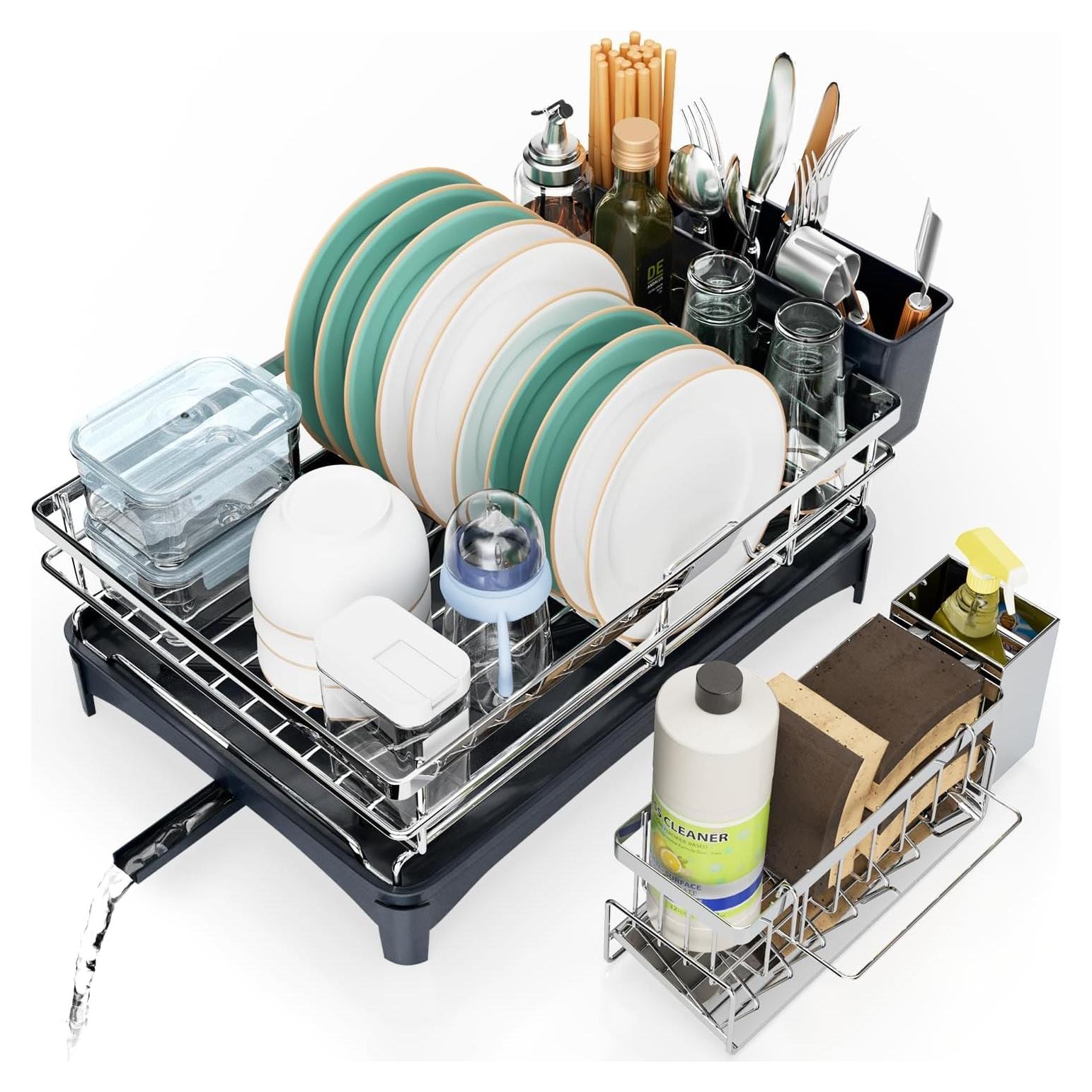 Escurridor de Platos Azevix Acero Inoxidable 30 cm x 42 cm