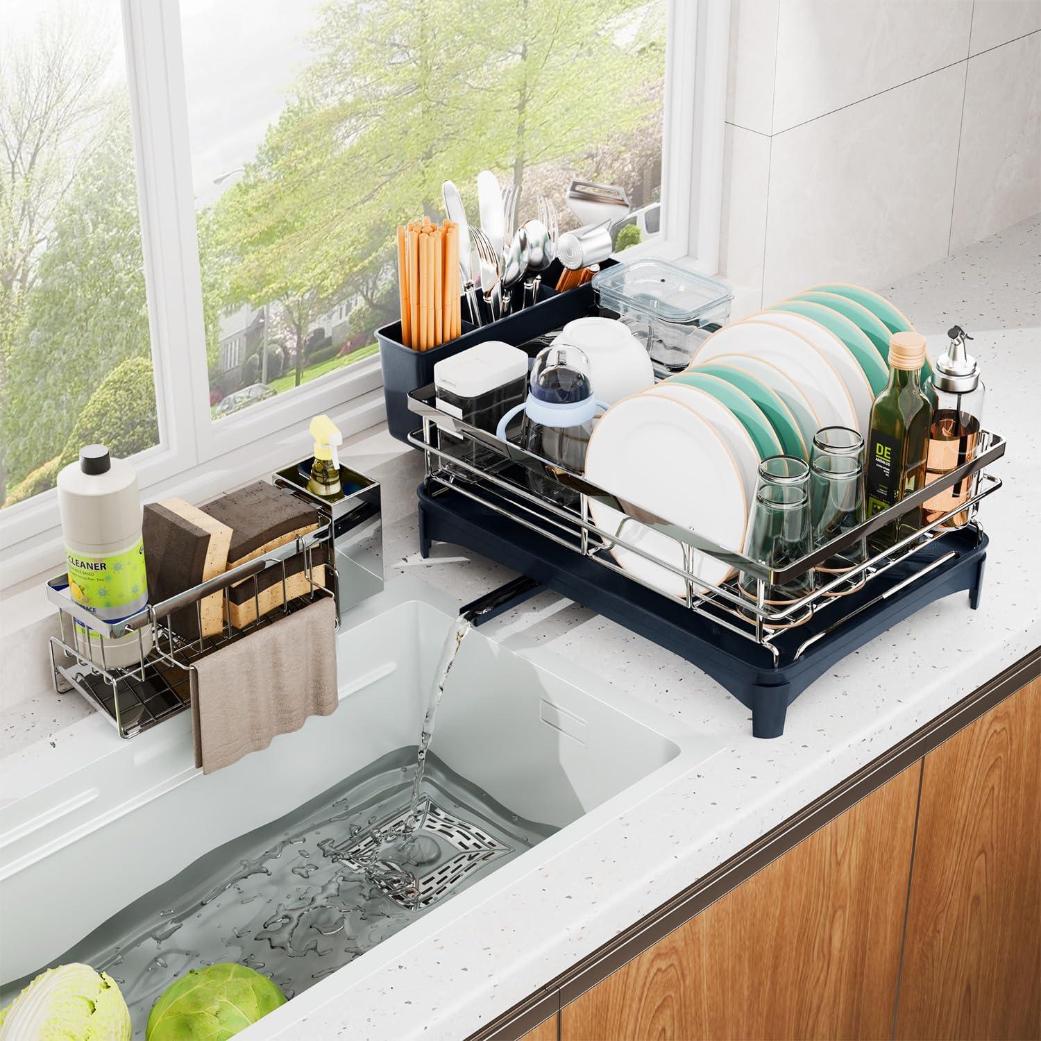 Escurridor de Platos Azevix Acero Inoxidable 30 cm x 42 cm