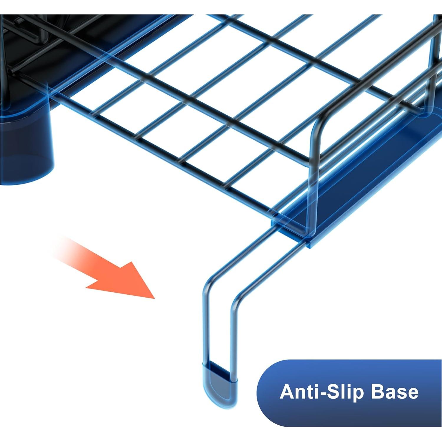 Escurridor de Platos Expandible YEYPOP 2 Niveles Acero Inoxidable