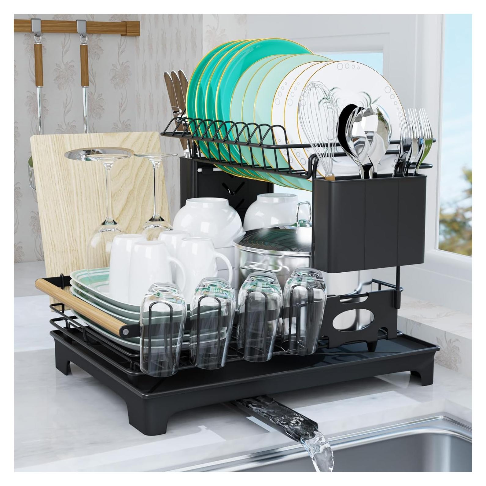 Escurridor de Platos 2 Niveles Utheinteck Antioxidante