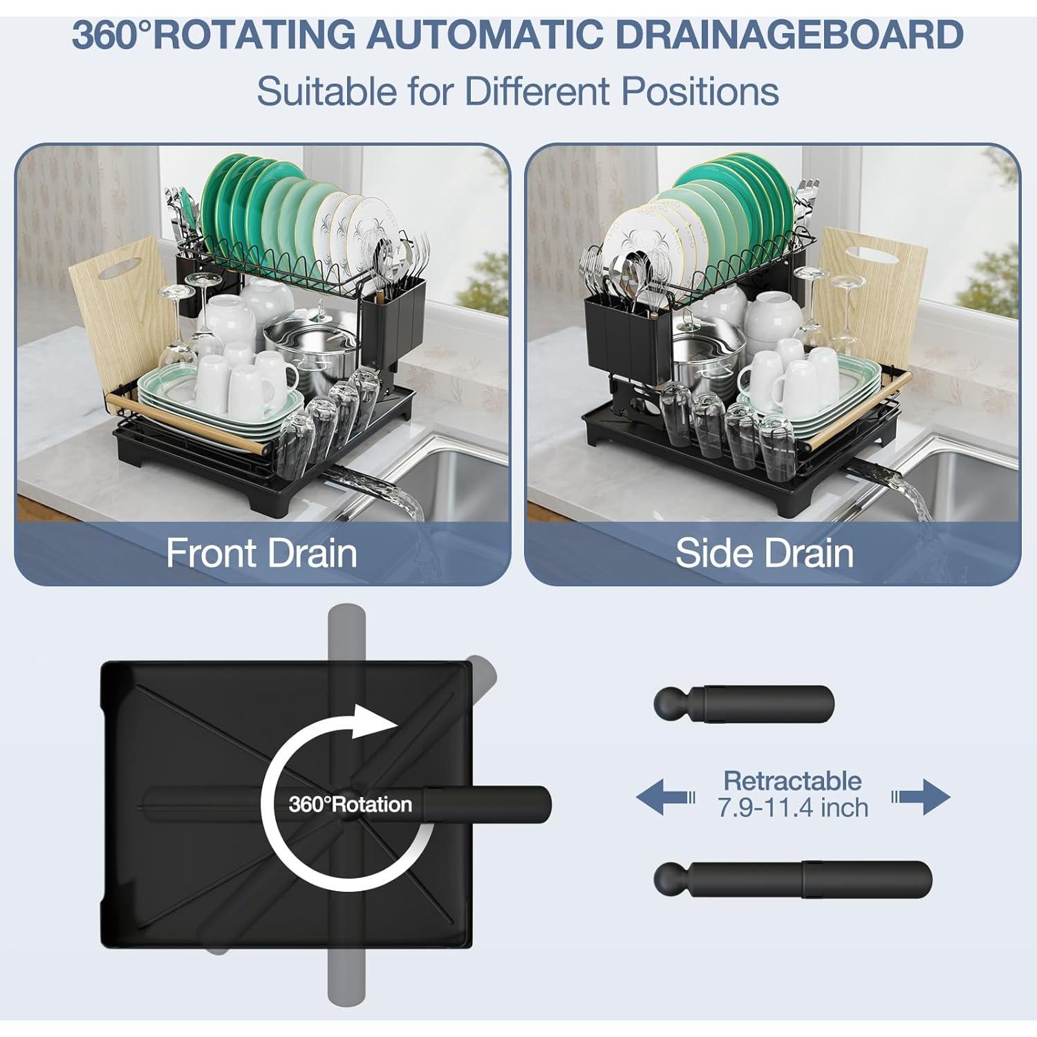 Escurridor de Platos 2 Niveles Utheinteck Antioxidante