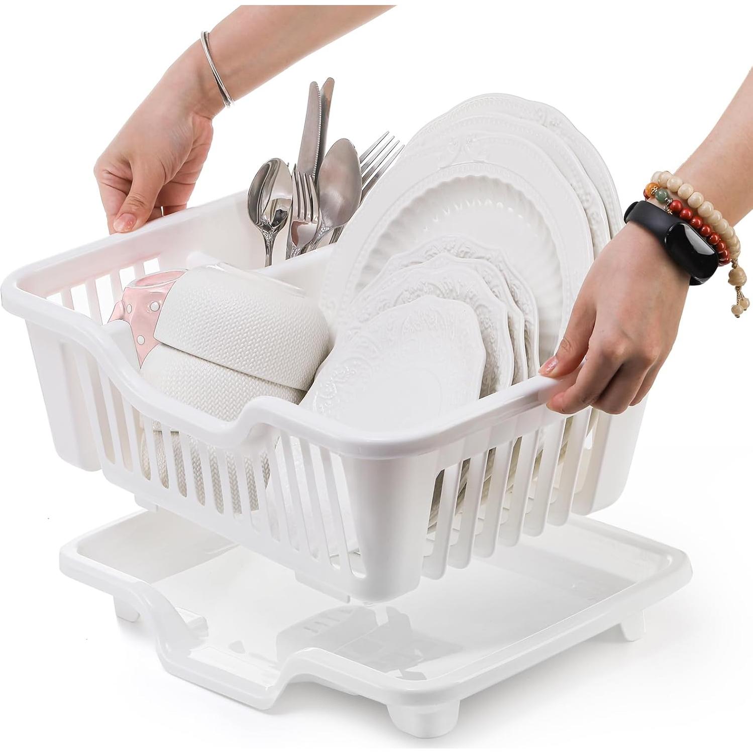 Escurridor de Platos Noamus Blanco 2 Piezas 44.5x27.3cm