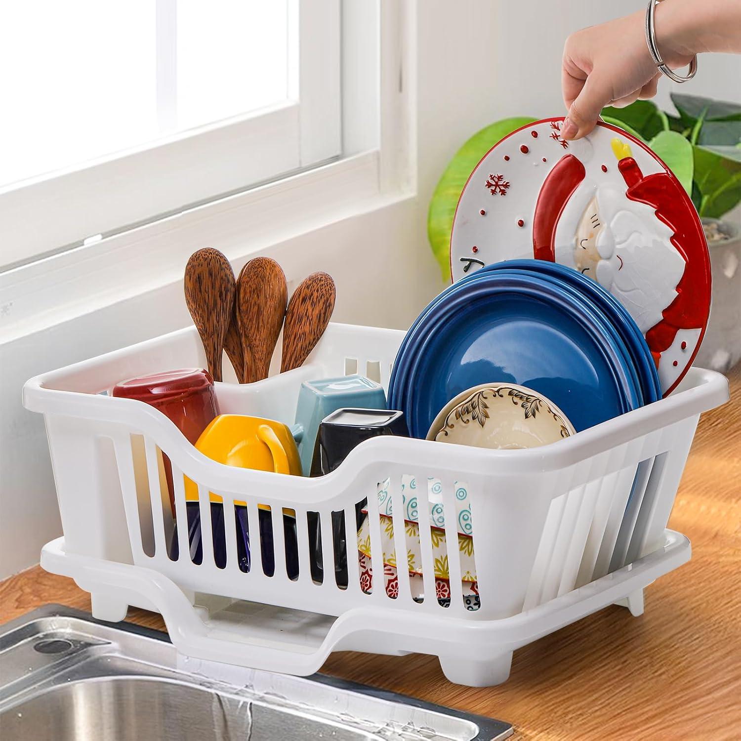 Escurridor de Platos Noamus Blanco 2 Piezas 44.5x27.3cm