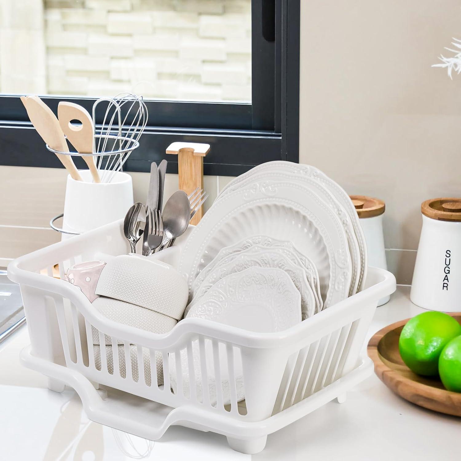 Escurridor de Platos Noamus Blanco 2 Piezas 44.5x27.3cm