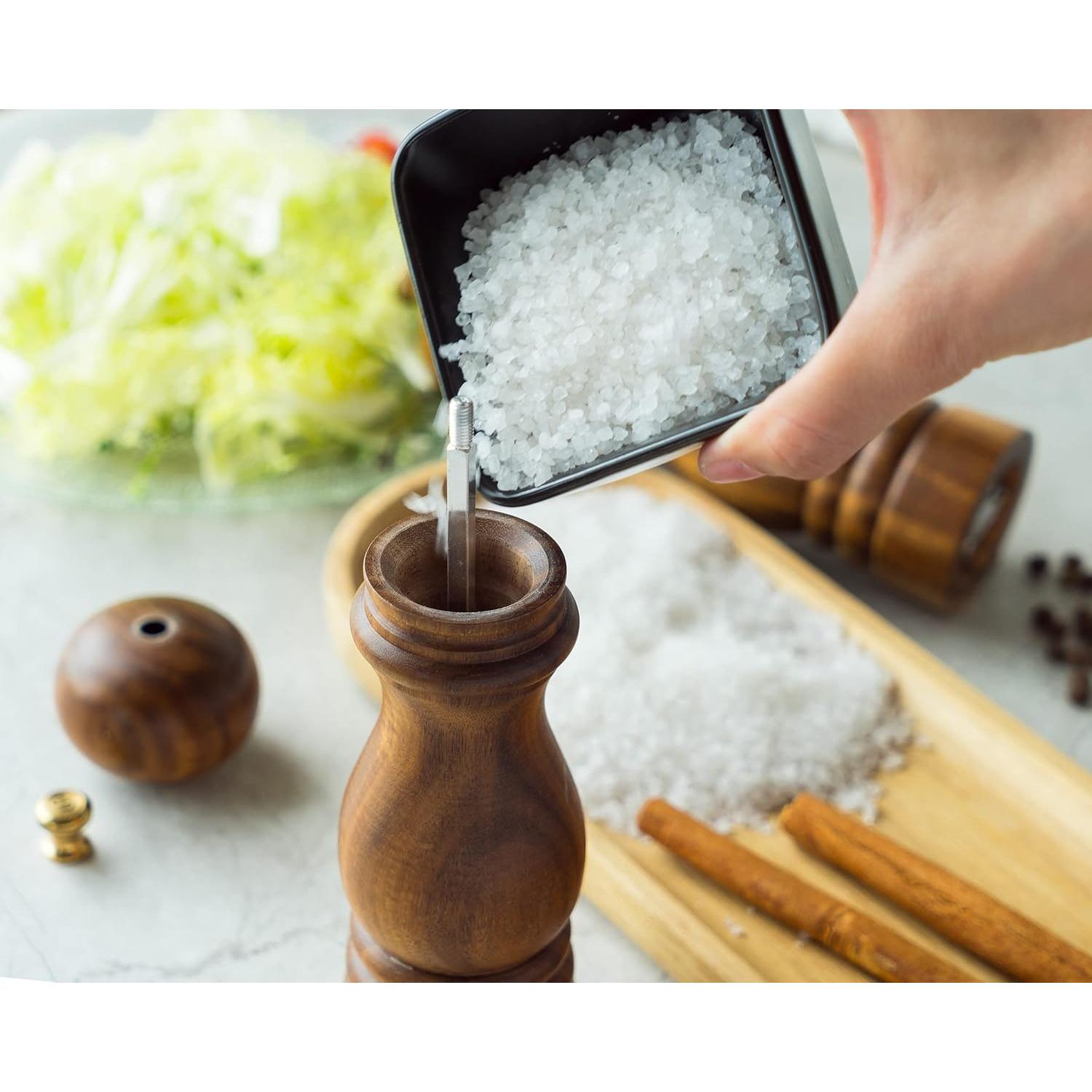 Molinillo de Sal y Pimienta BF Bill.F 19.4 cm Ajustable Acacia