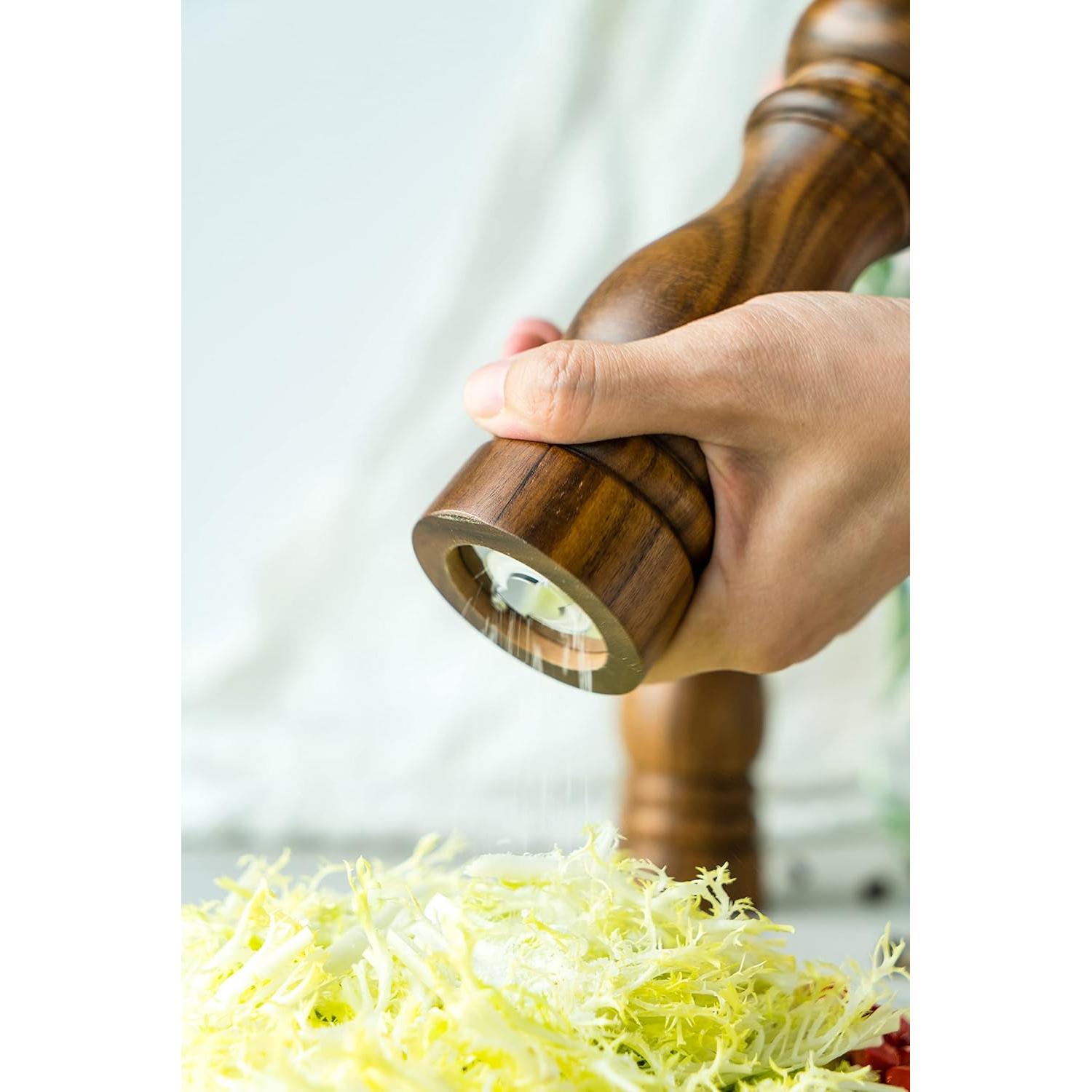 Molinillo de Sal y Pimienta BF Bill.F 19.4 cm Ajustable Acacia