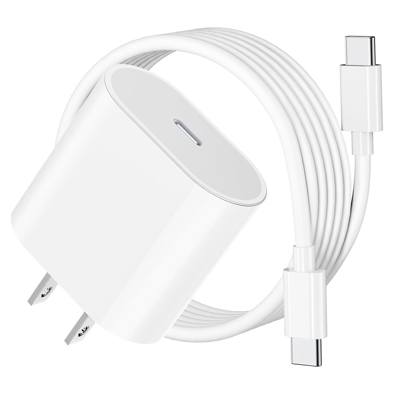 Cargador Rápido USB C 20W para iPad Pro y Air con Cable 2m