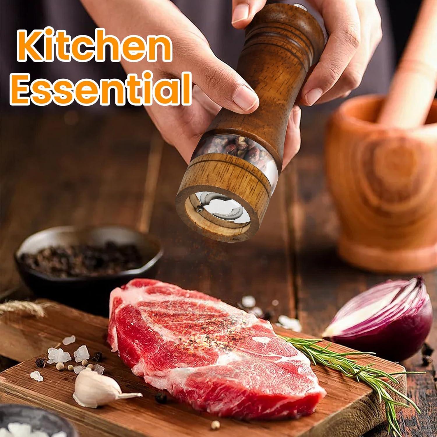 Juego de Molinillos de Sal y Pimienta BeKoas 15 cm Madera