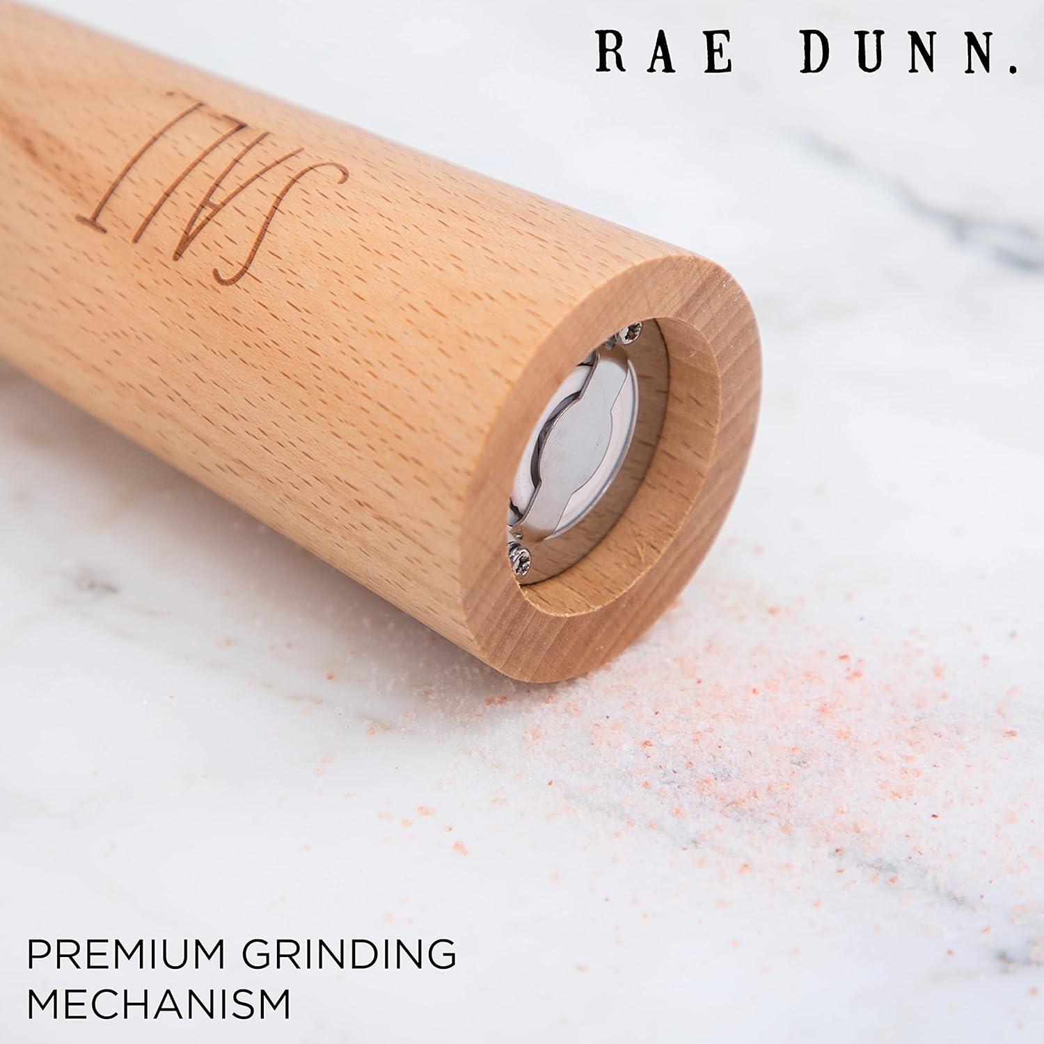Conjunto de Molinillos de Sal y Pimienta Rae Dunn - Bambú 15.24 cm
