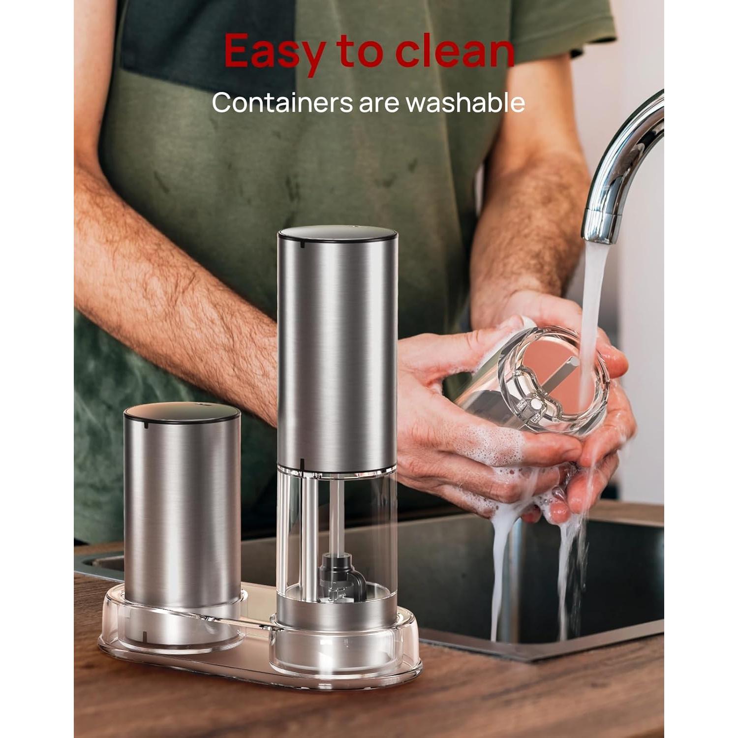 Juego de Molinillos Eléctricos de Sal y Pimienta Rossedlyn S1