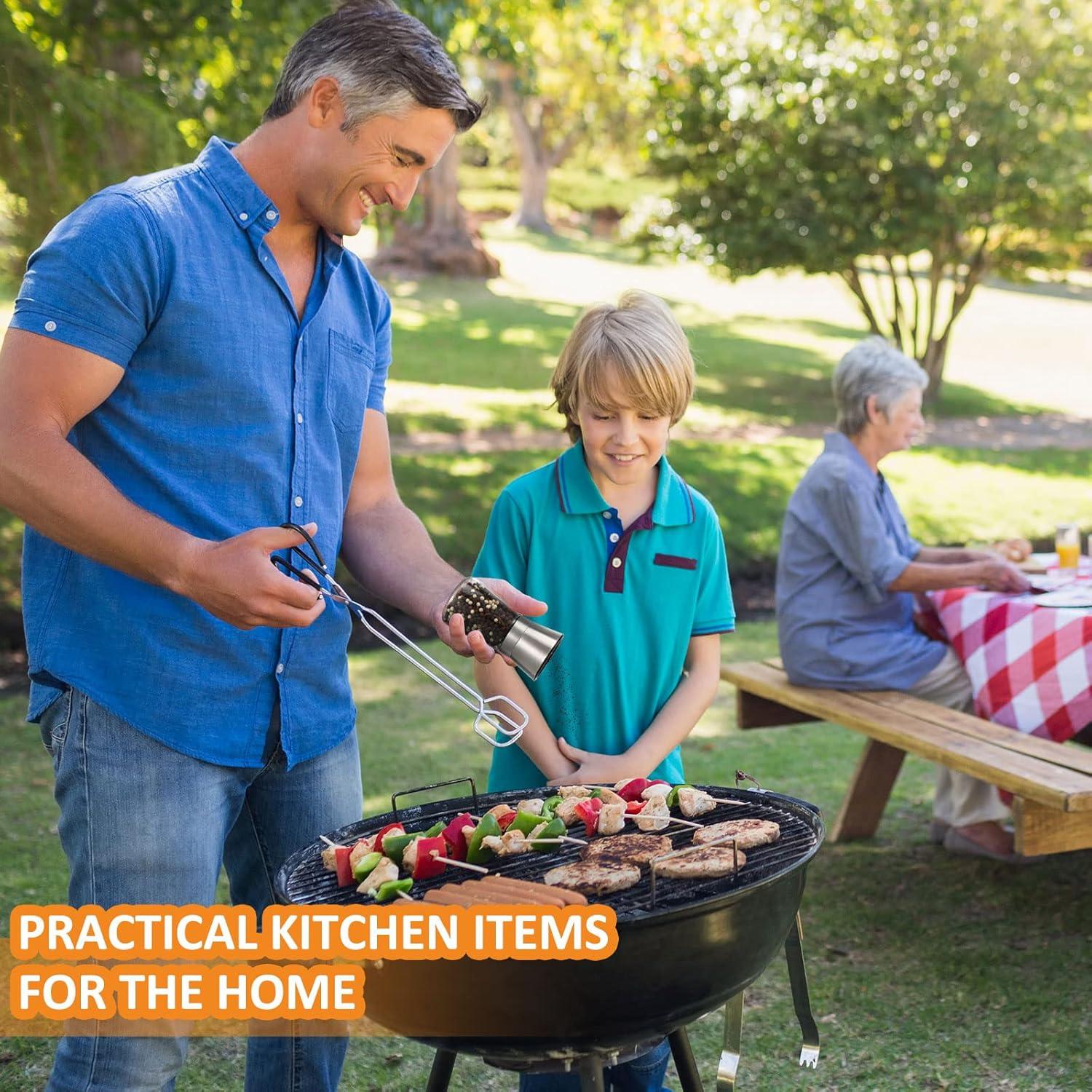 Juego de 6 Molinillos de Sal y Pimienta Lauwell 180 ml Ajustables