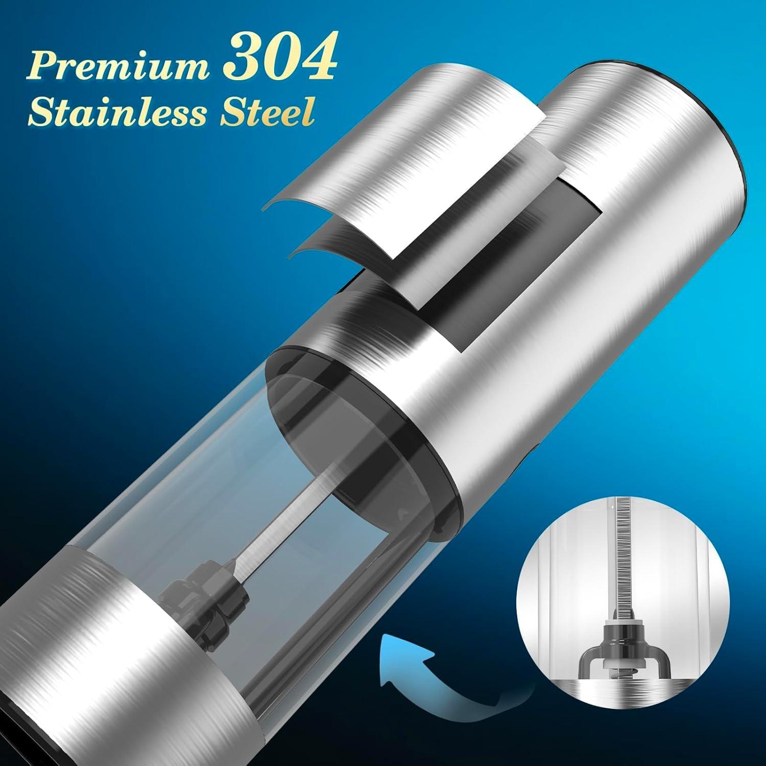 Juego de Molinillos Eléctricos de Sal y Pimienta Draforce 100ml