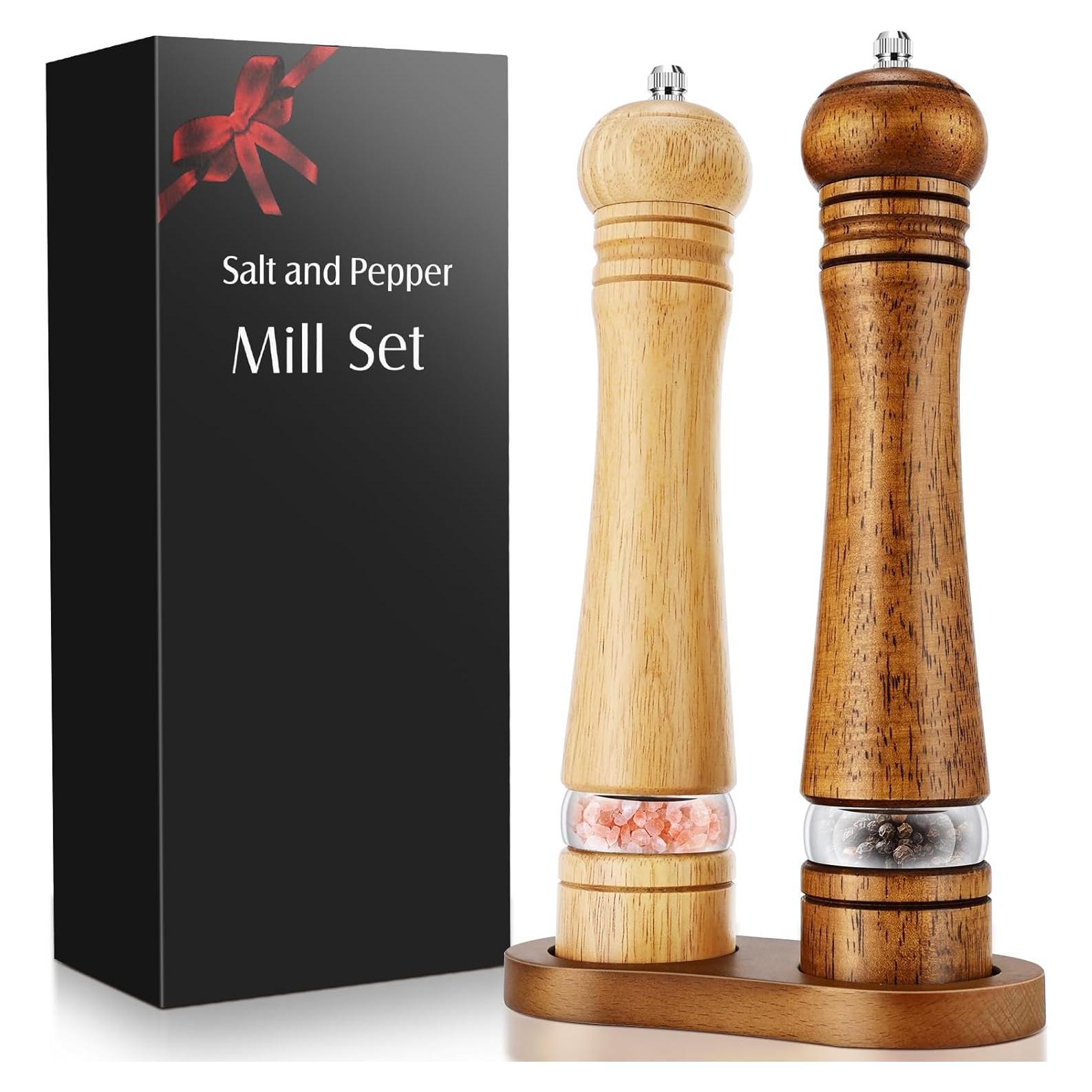 Juego de Molinillos de Sal y Pimienta Saebume 25.4 cm