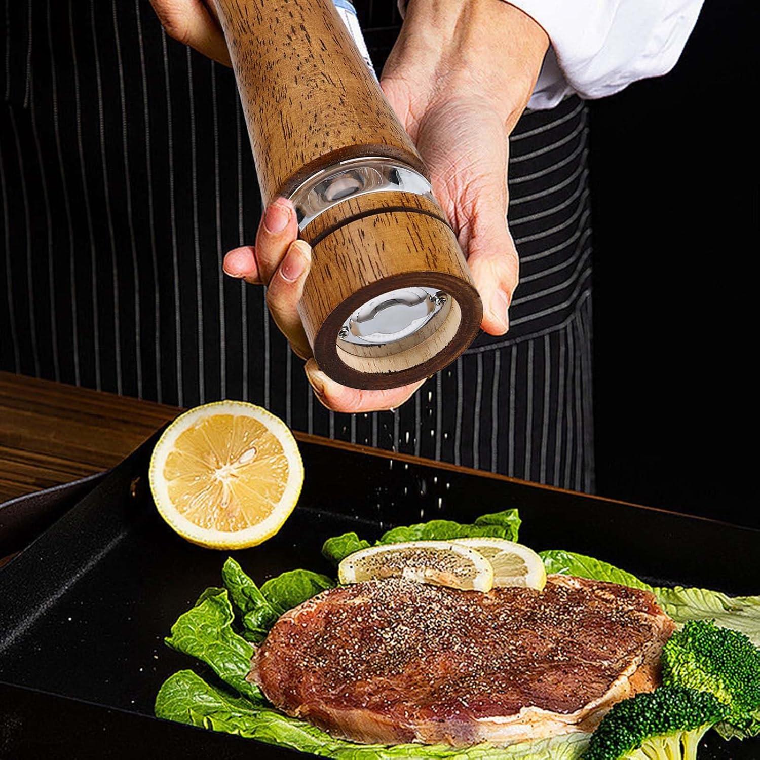 Juego de Molinillos de Sal y Pimienta Saebume 25.4 cm