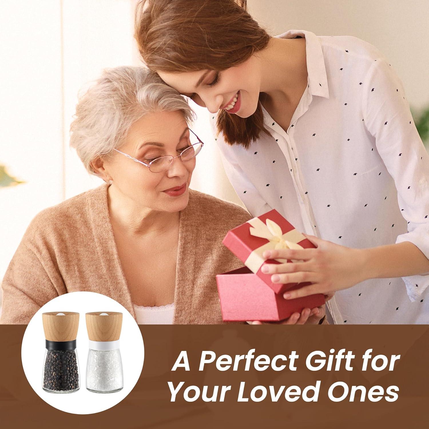 Molinillo de Sal y Pimienta VEVOK CHEF de Madera 140 ml