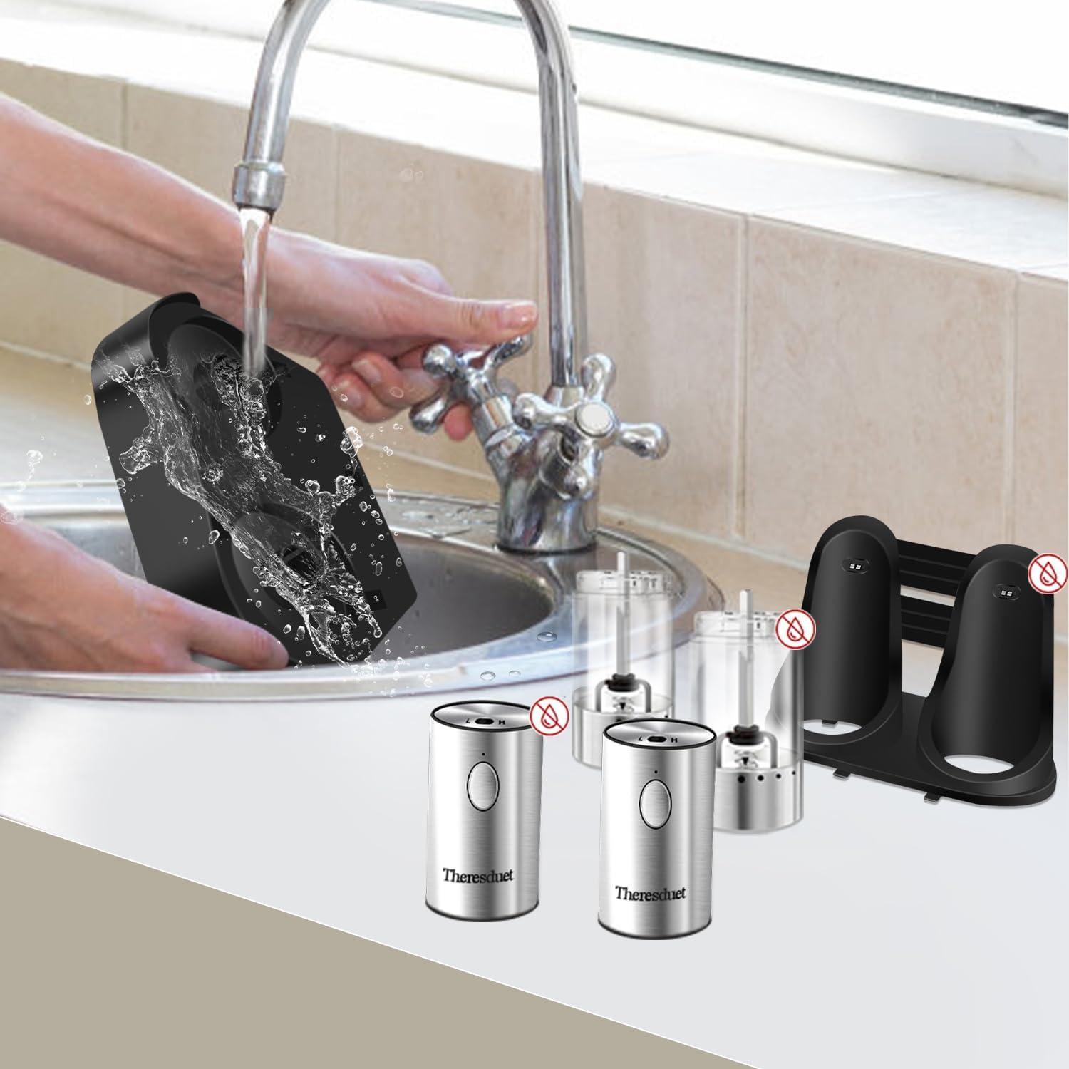 Juego de Molinillos Eléctricos de Sal y Pimienta Theresduet